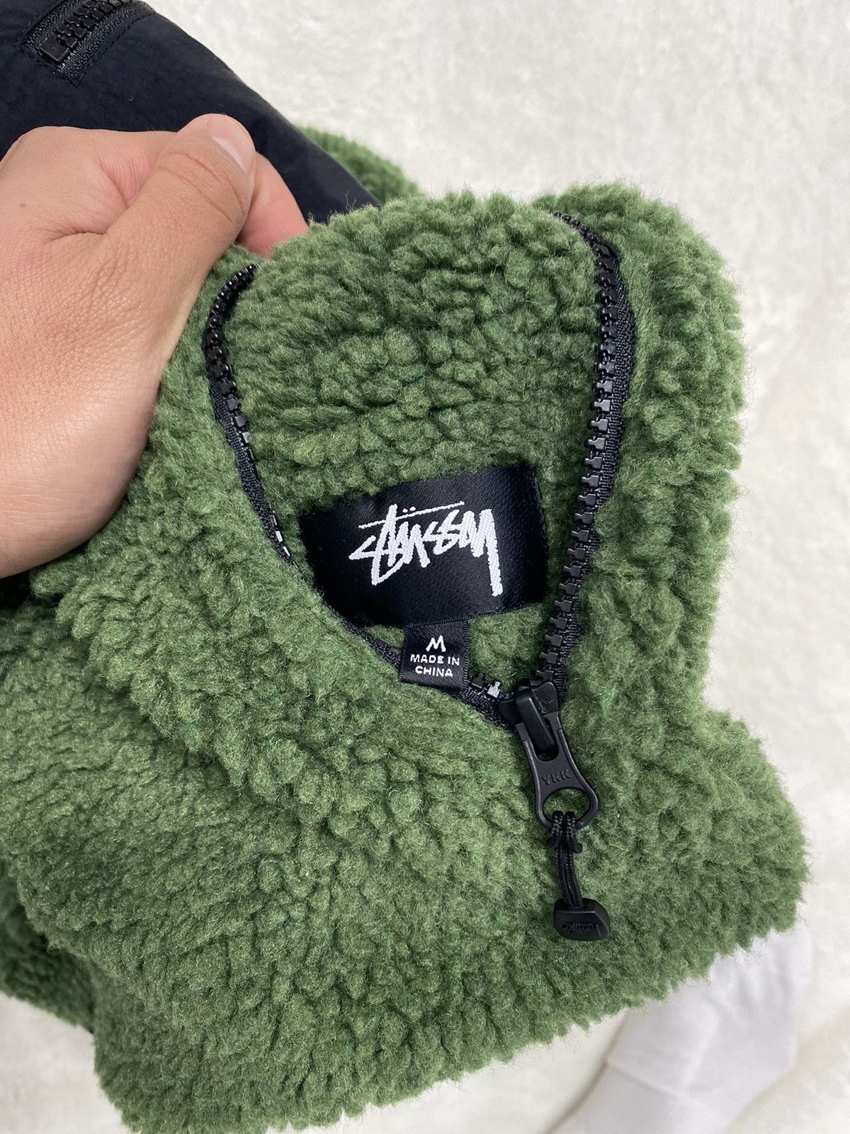 Stussy × Vintage Stussy 8 ball fleece jacket Size US M / EU 48-50 / 2 - 6 Thumbnail