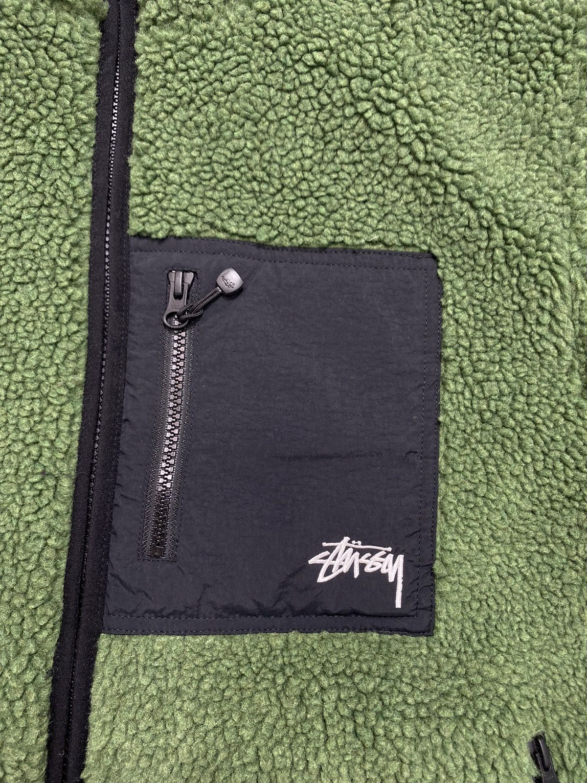 Stussy × Vintage Stussy 8 ball fleece jacket Size US M / EU 48-50 / 2 - 8 Thumbnail