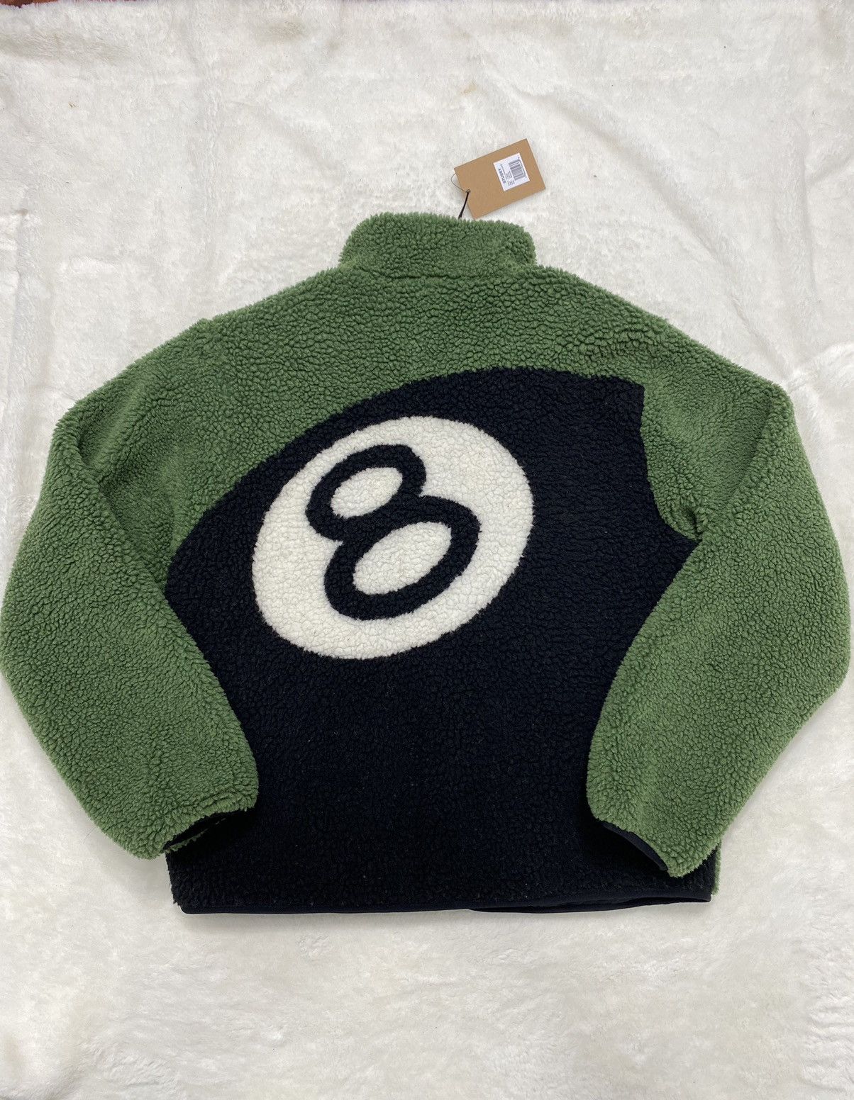 Vintage Stussy 8 ball fleece jacket | Grailed