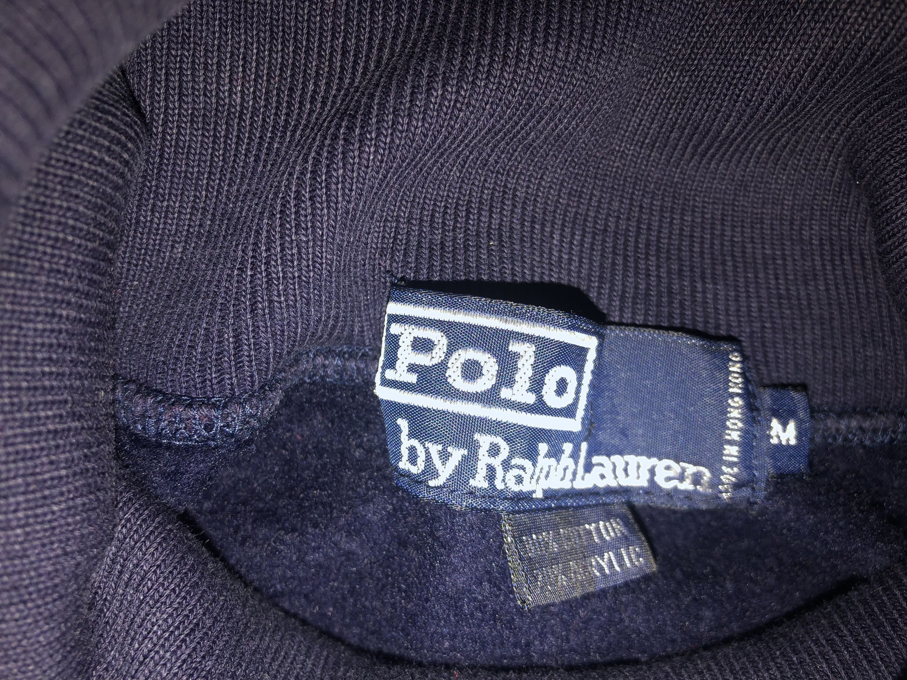 Polo Ralph Lauren Vintage Polo Ralph Lauren Scribble Turtleneck Sweater Size US M / EU 48-50 / 2 - 5 Thumbnail