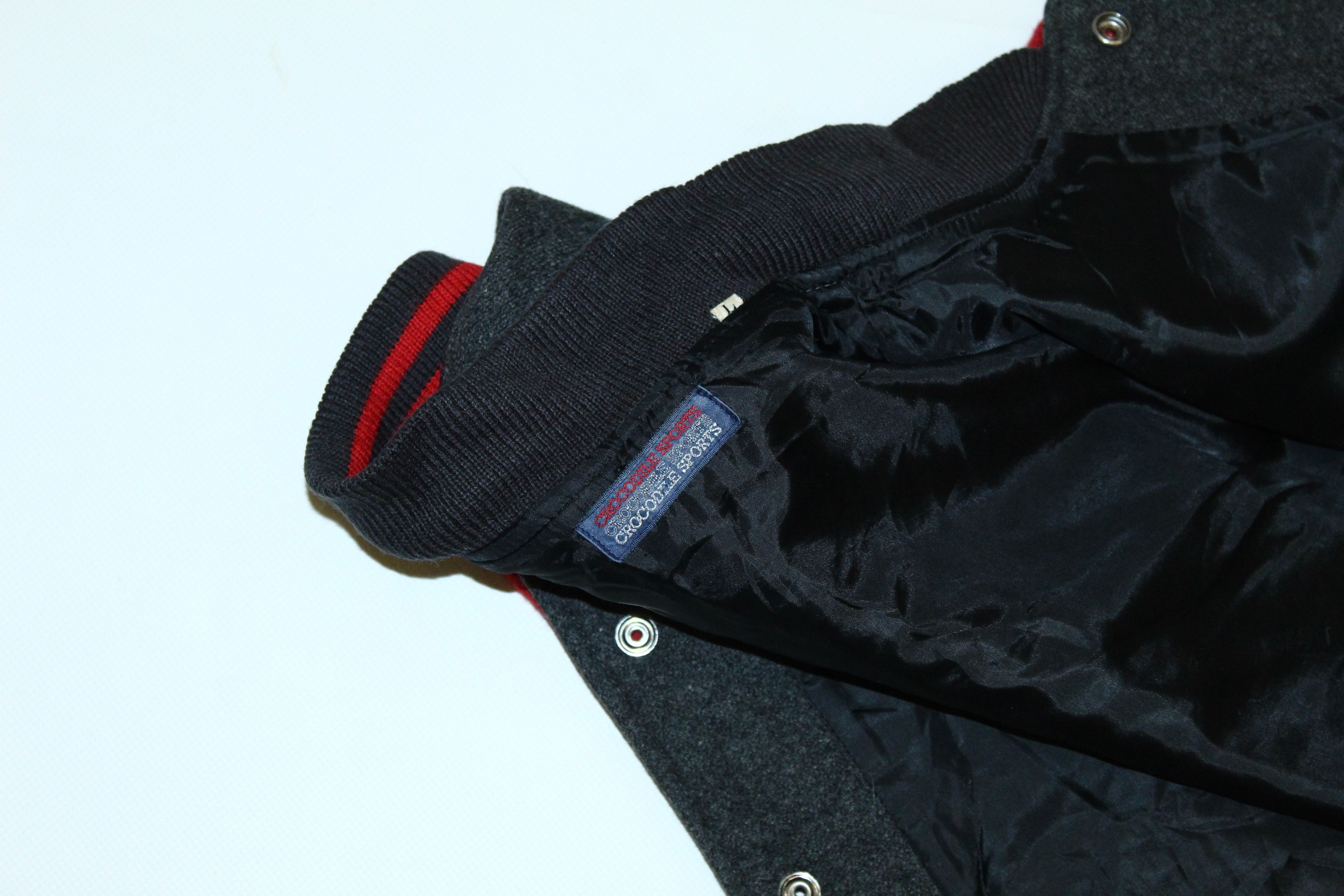 Japanese Brand VTG🔥90's Crocodile Sports Wool College Varsity Jacket Size US S / EU 44-46 / 1 - 6 Thumbnail