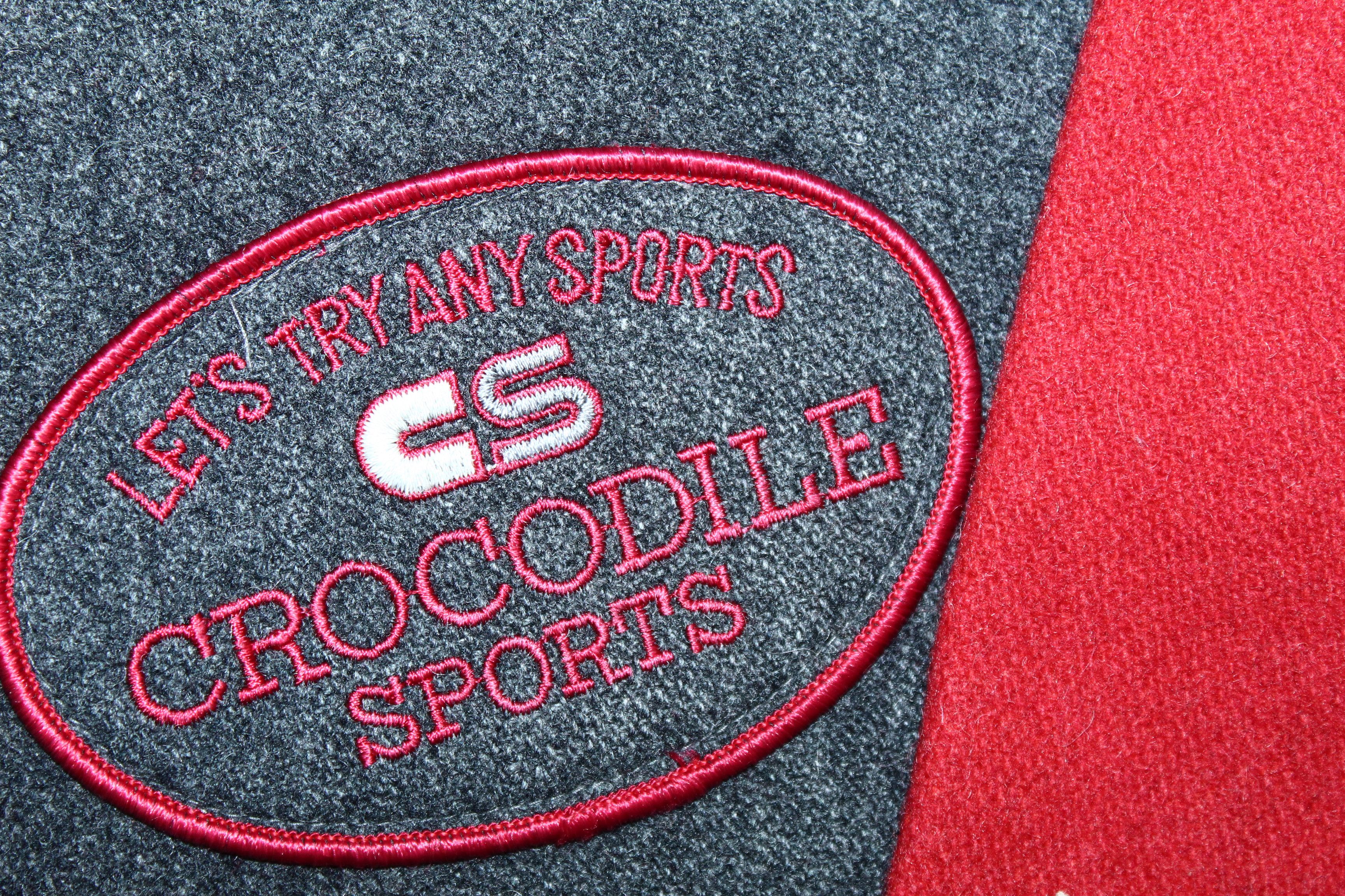 Japanese Brand VTG🔥90's Crocodile Sports Wool College Varsity Jacket Size US S / EU 44-46 / 1 - 3 Thumbnail
