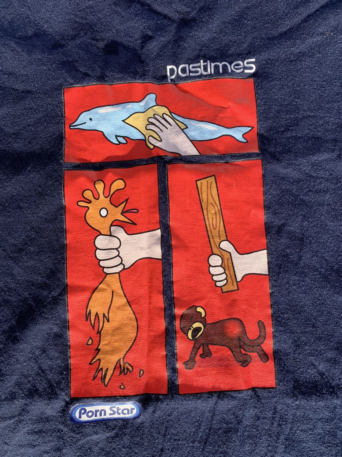 Vintage Vintage Porn Star Skateboarding T-shirt Size US L / EU 52-54 / 3 - 4 Thumbnail