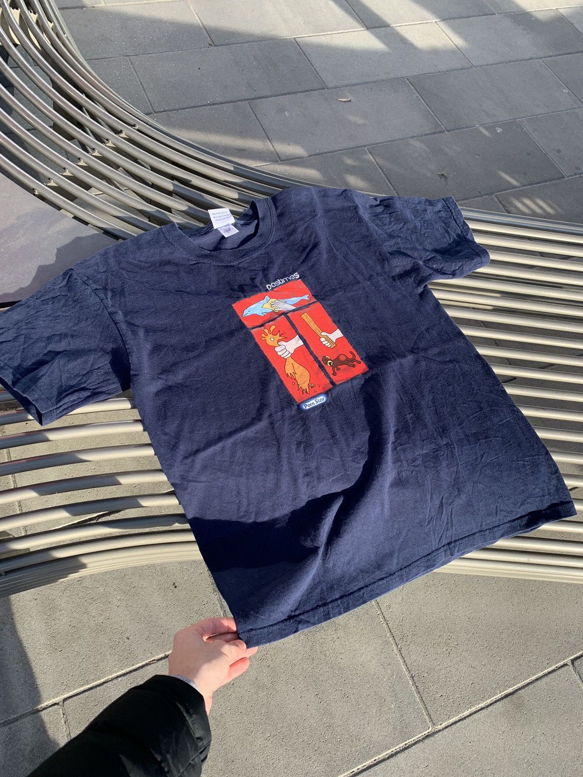 Vintage Vintage Porn Star Skateboarding T-shirt Size US L / EU 52-54 / 3 - 3 Thumbnail