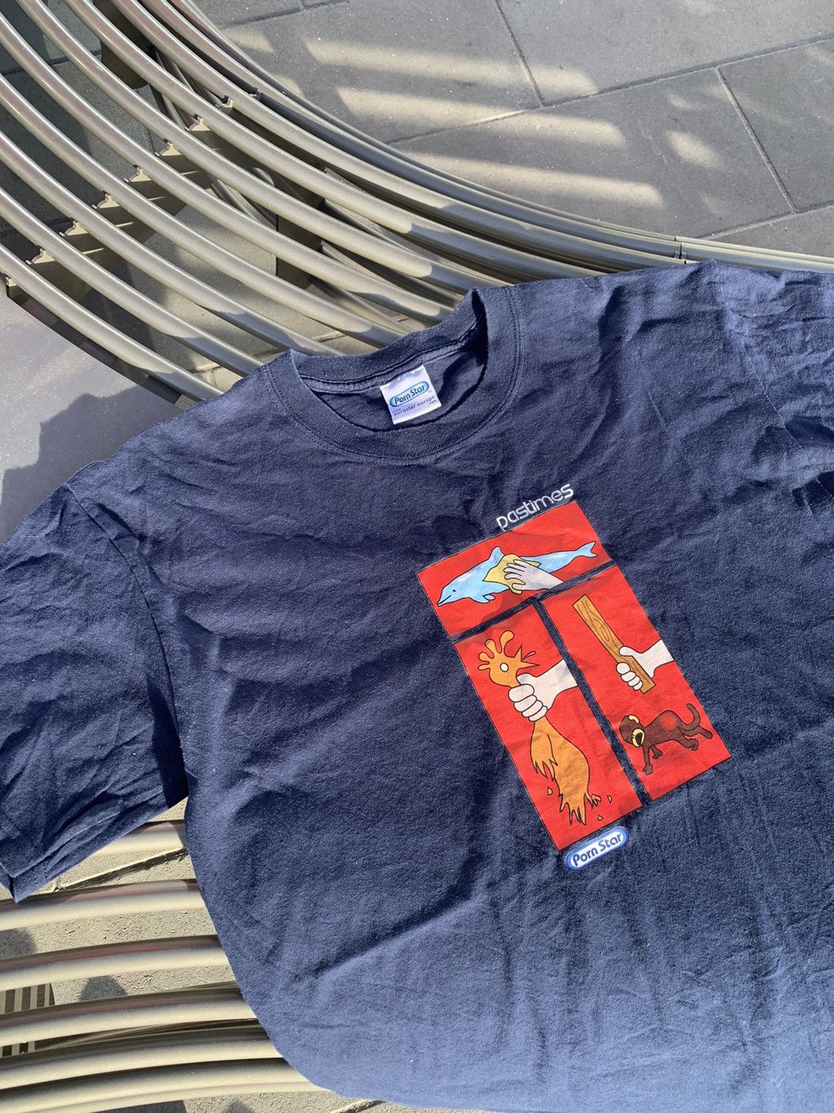 Vintage Vintage Porn Star Skateboarding T-shirt Size US L / EU 52-54 / 3 - 8 Thumbnail