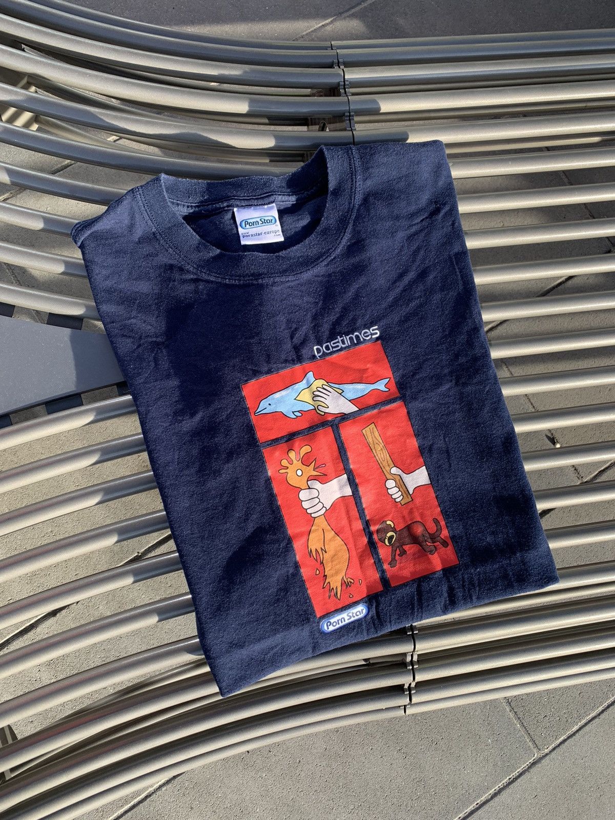 Vintage Vintage Porn Star Skateboarding T-shirt Size US L / EU 52-54 / 3 - 1 Thumbnail