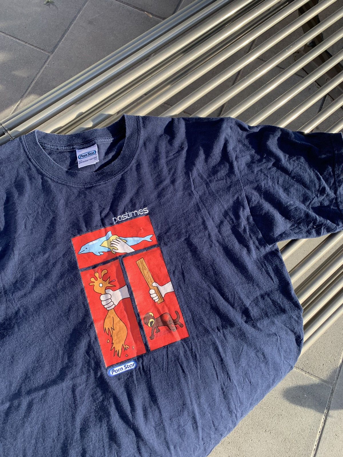 Vintage Vintage Porn Star Skateboarding T-shirt Size US L / EU 52-54 / 3 - 2 Thumbnail