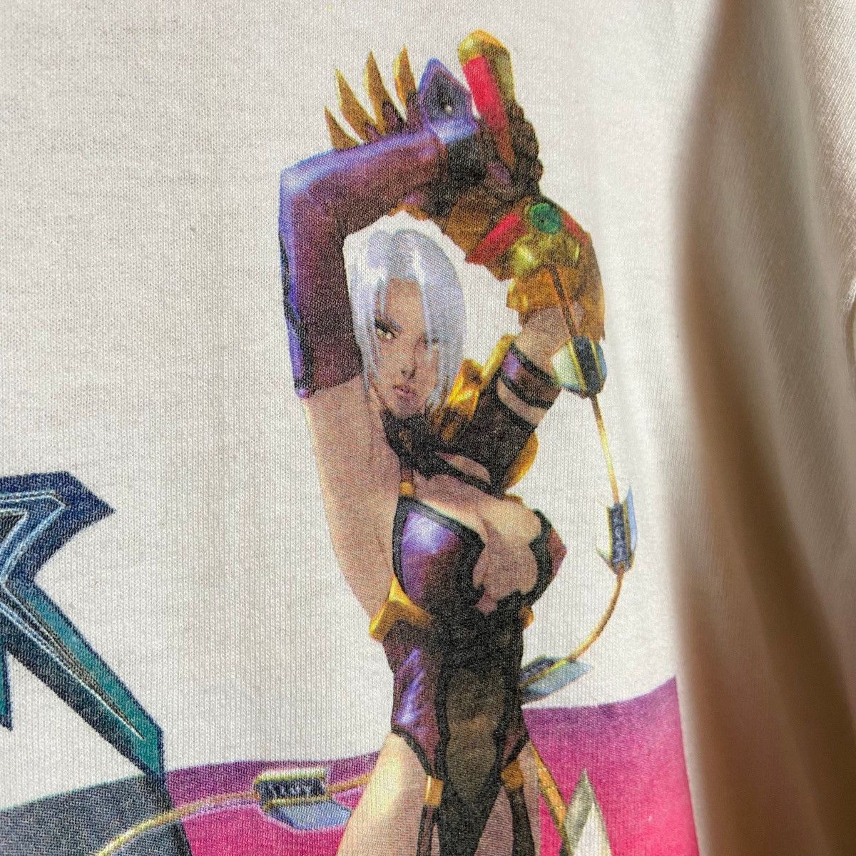 Playstation Vintage 00s Soul Calibur Namco Game T Shirt / Graphic Tee Size US XL / EU 56 / 4 - 5 Thumbnail