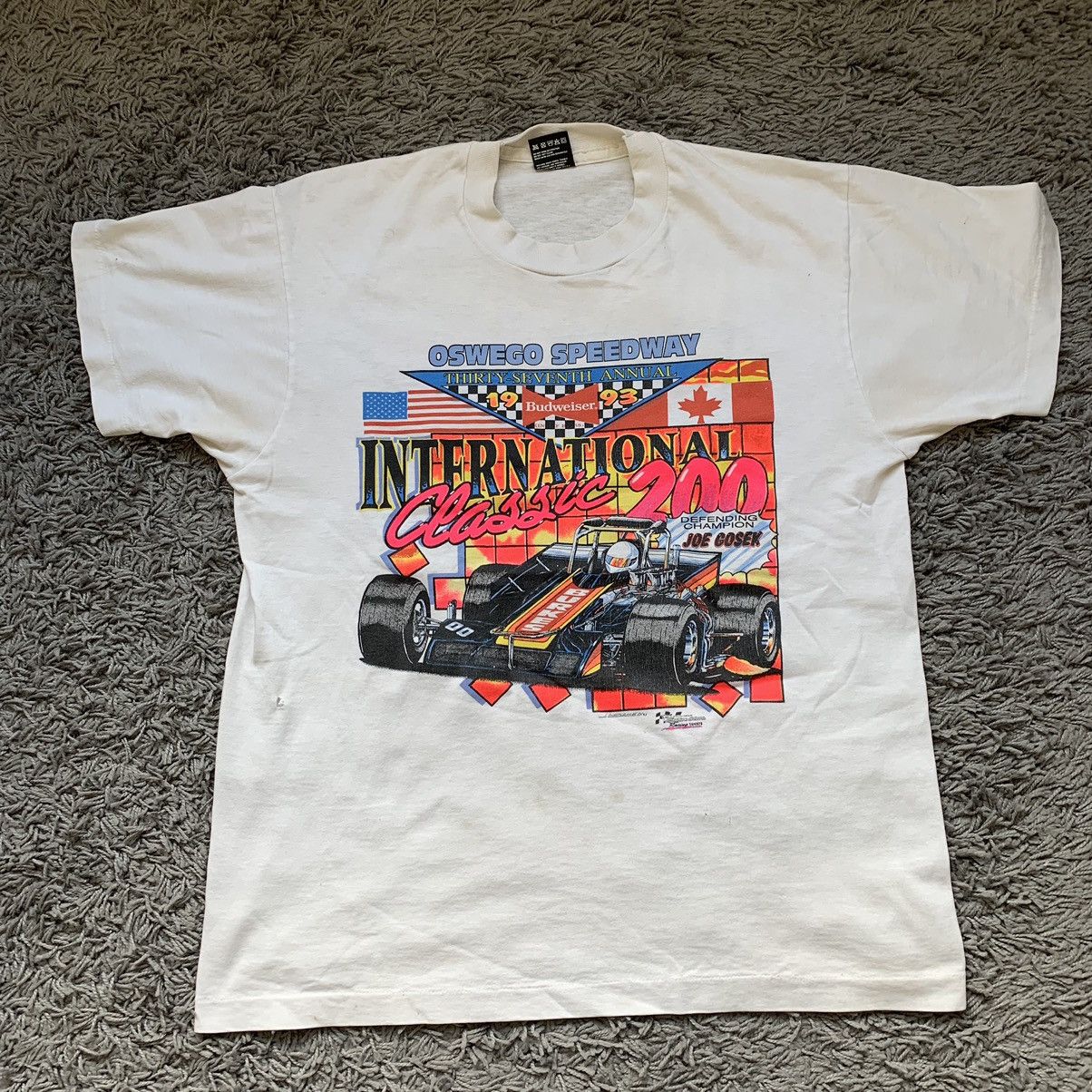 Vintage VTG 1993 Oswego Speedway International Joe Gosek T-Shirt | Grailed