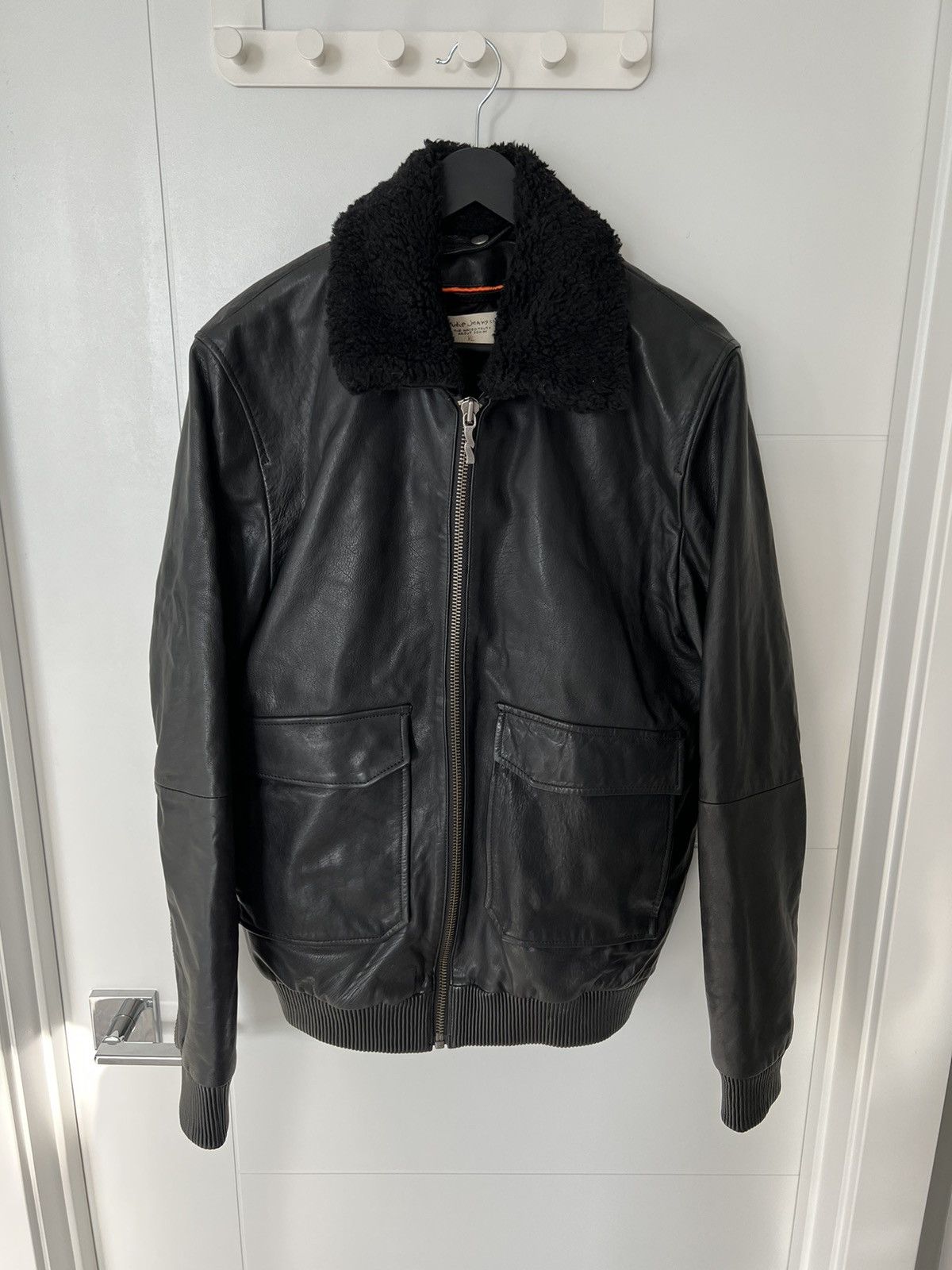 ジャケット・アウター Nudie Jeans ZIGGY PUNK LEATHER JACKET Nudie Jeans Ziggy Leather Biker Jacket, $745 | Asos | Lookastic