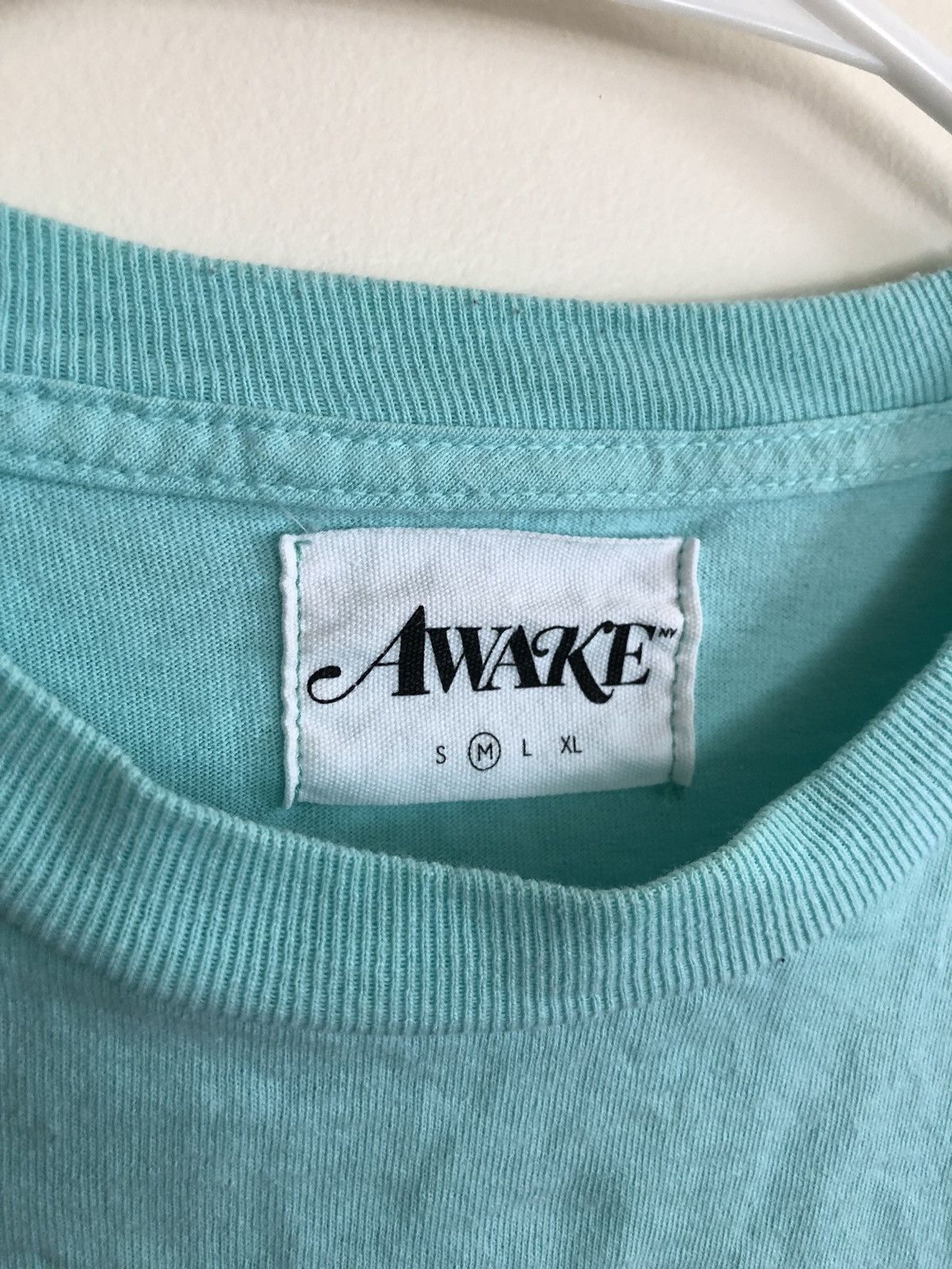 Awake NY Awake Foil Logo Tee Teal Tiffany Blue Green Size US M / EU 48-50 / 2 - 3 Thumbnail