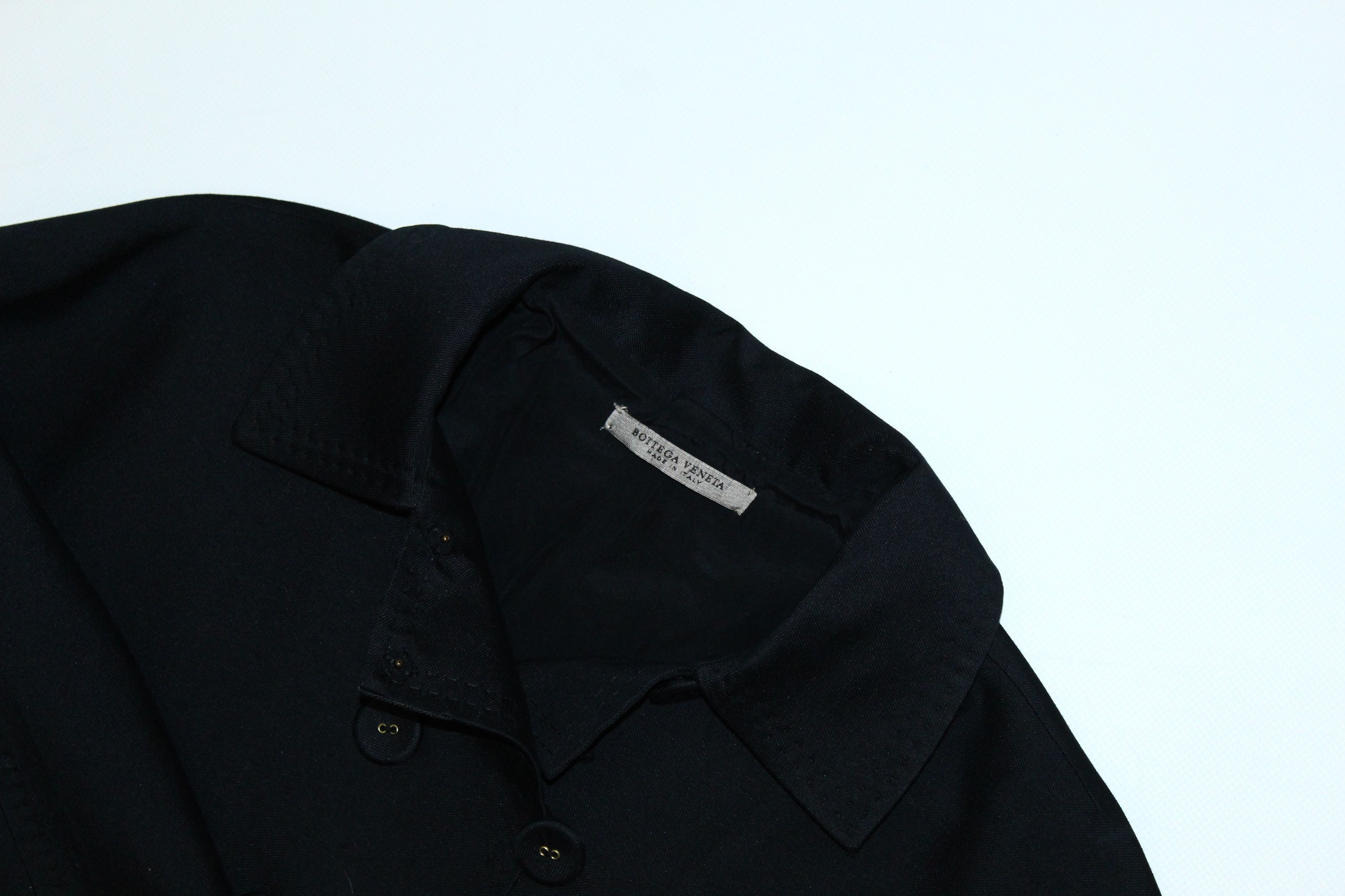 Bottega Veneta Bottega Veneta Double-Breasted Cropped Jacket Silk Blend Size M / US 6-8 / IT 42-44 - 6 Thumbnail