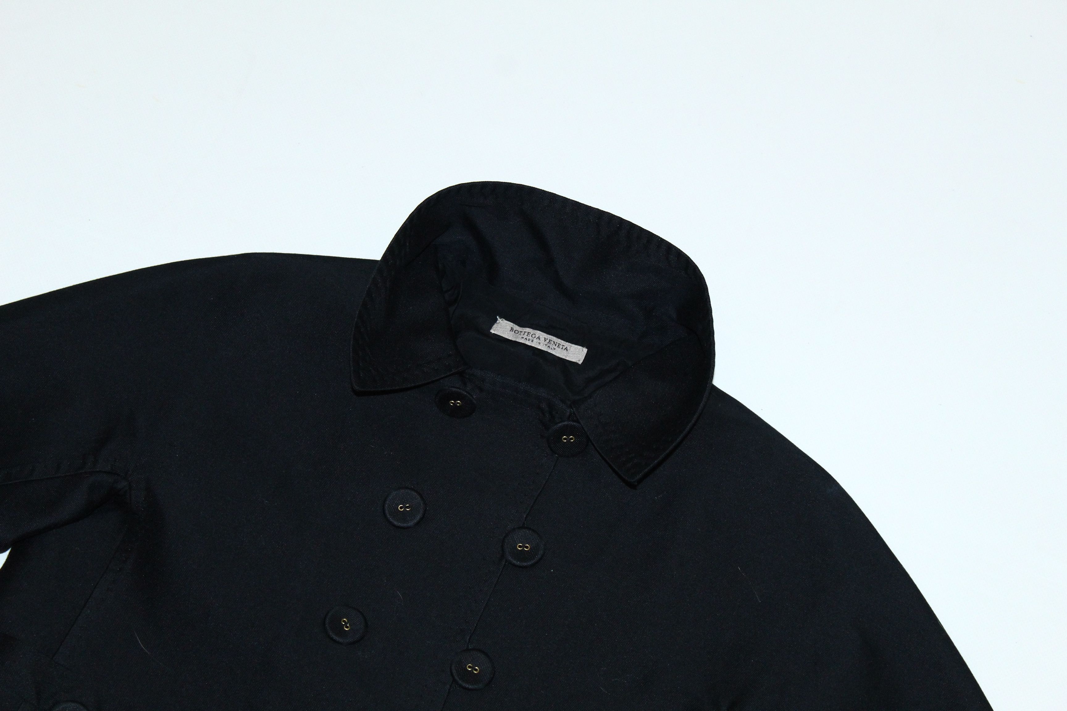 Bottega Veneta Bottega Veneta Double-Breasted Cropped Jacket Silk Blend Size M / US 6-8 / IT 42-44 - 5 Thumbnail