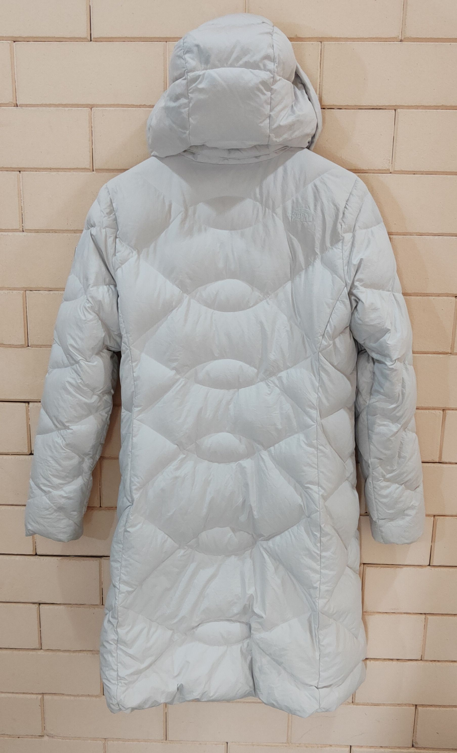 The North Face TNF 550 Puffer Extra Long Jacket Size S / US 4 / IT 40 - 2 Thumbnail