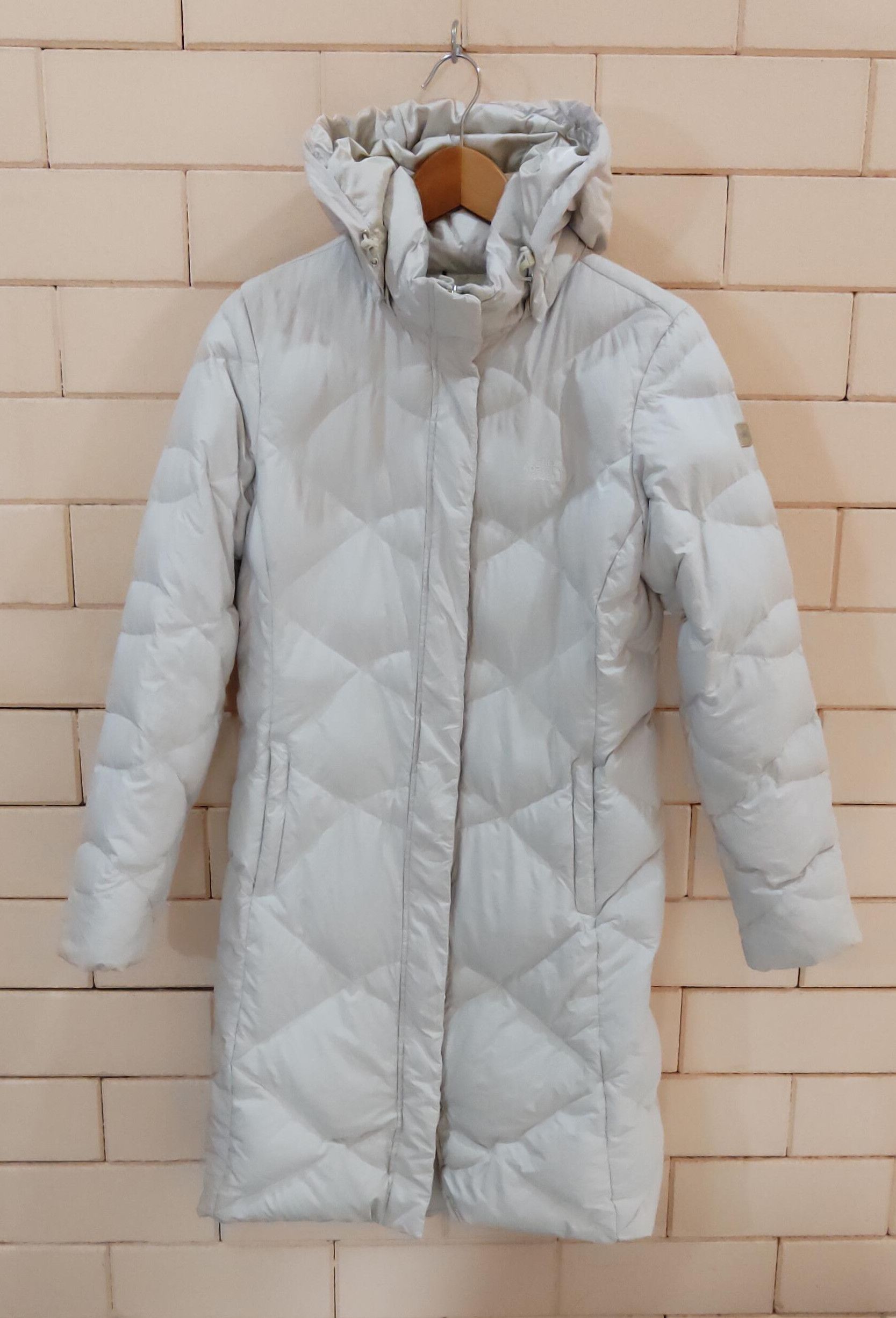 The North Face TNF 550 Puffer Extra Long Jacket Size S / US 4 / IT 40 - 1 Thumbnail