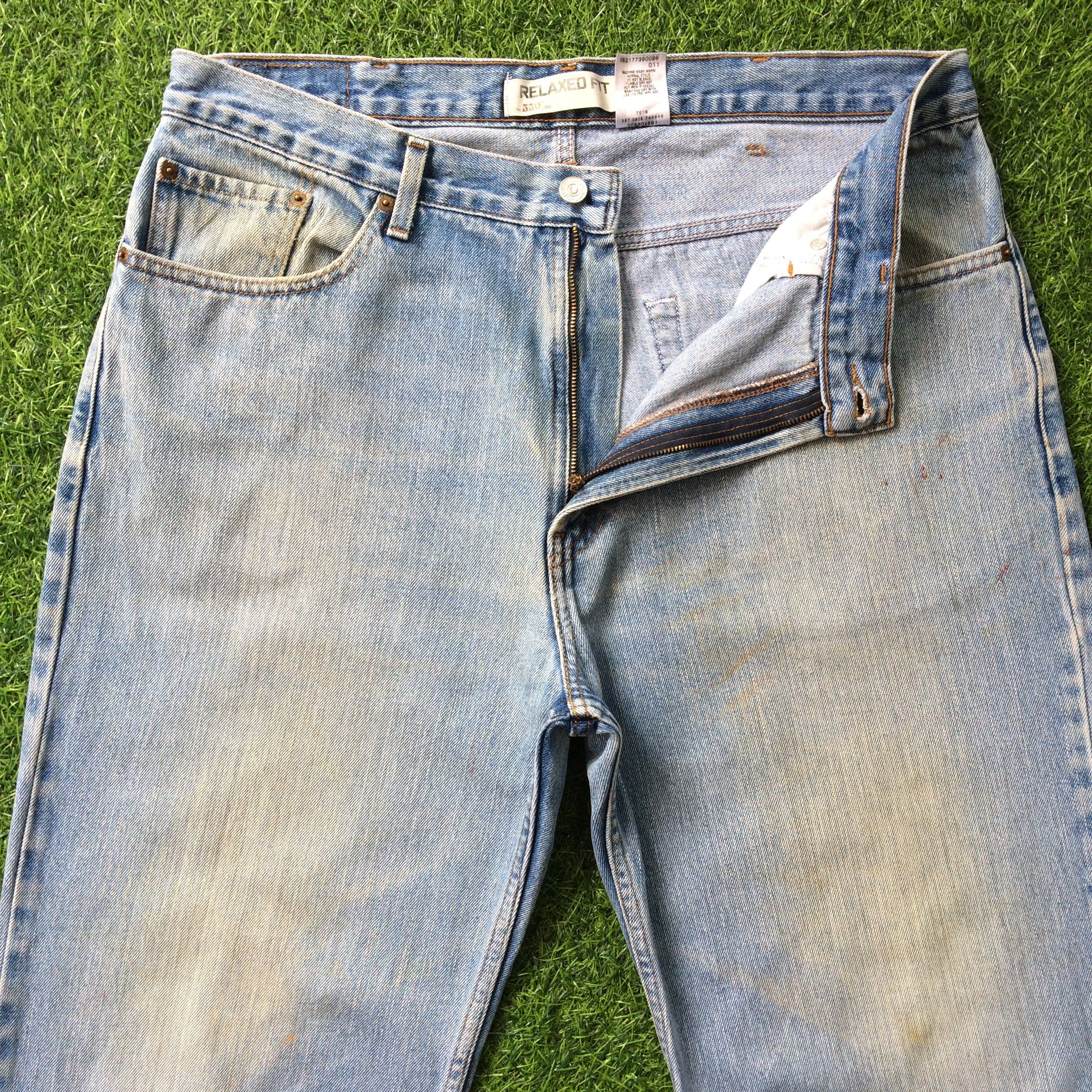 Levi's Vintage Distressed Levis 550 Jeans #B-937 Size US 37 - 3 Thumbnail