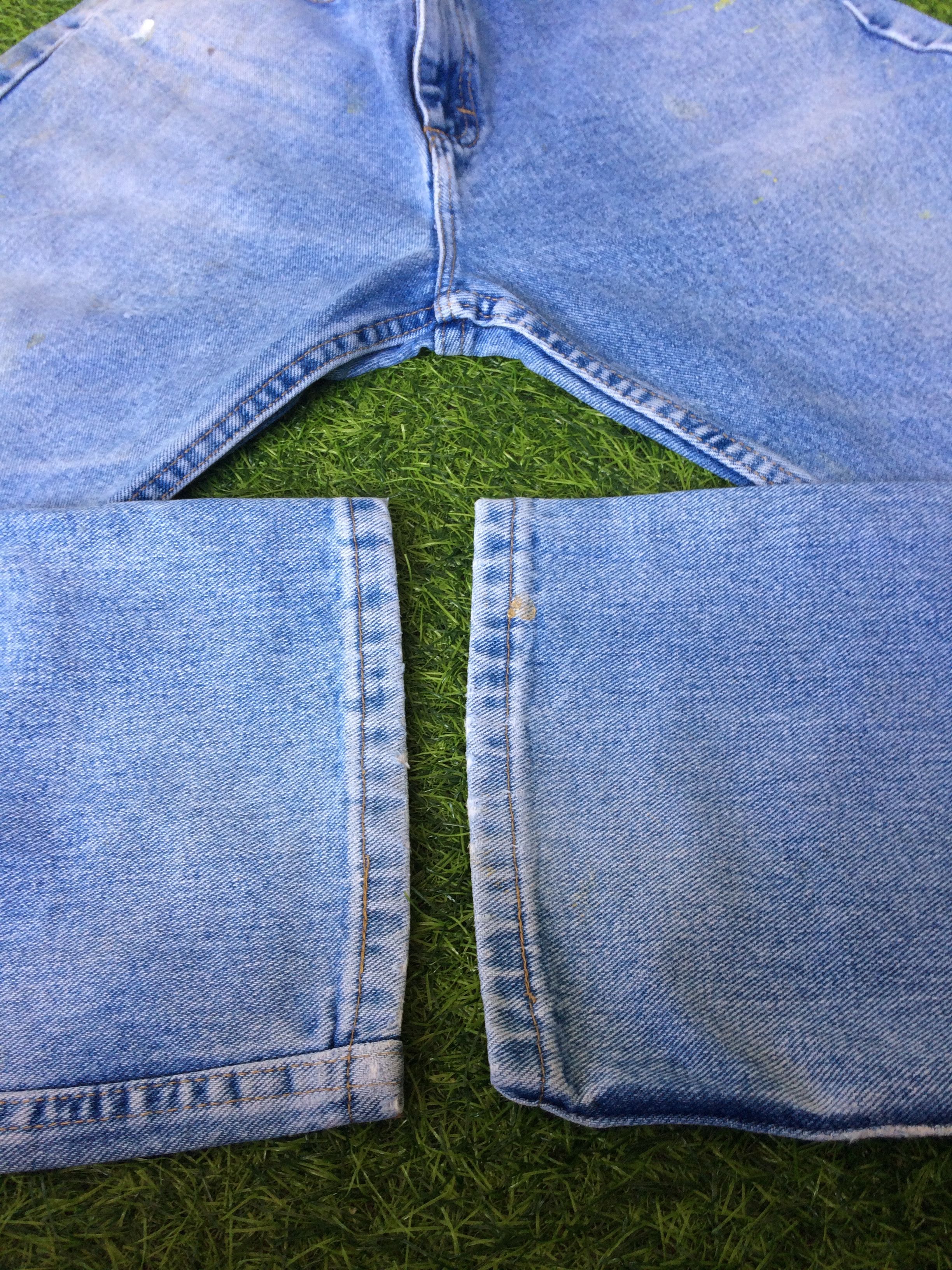 Wrangler Vintage Distressed Painted Jeans #B-466 Size US 33 - 5 Thumbnail