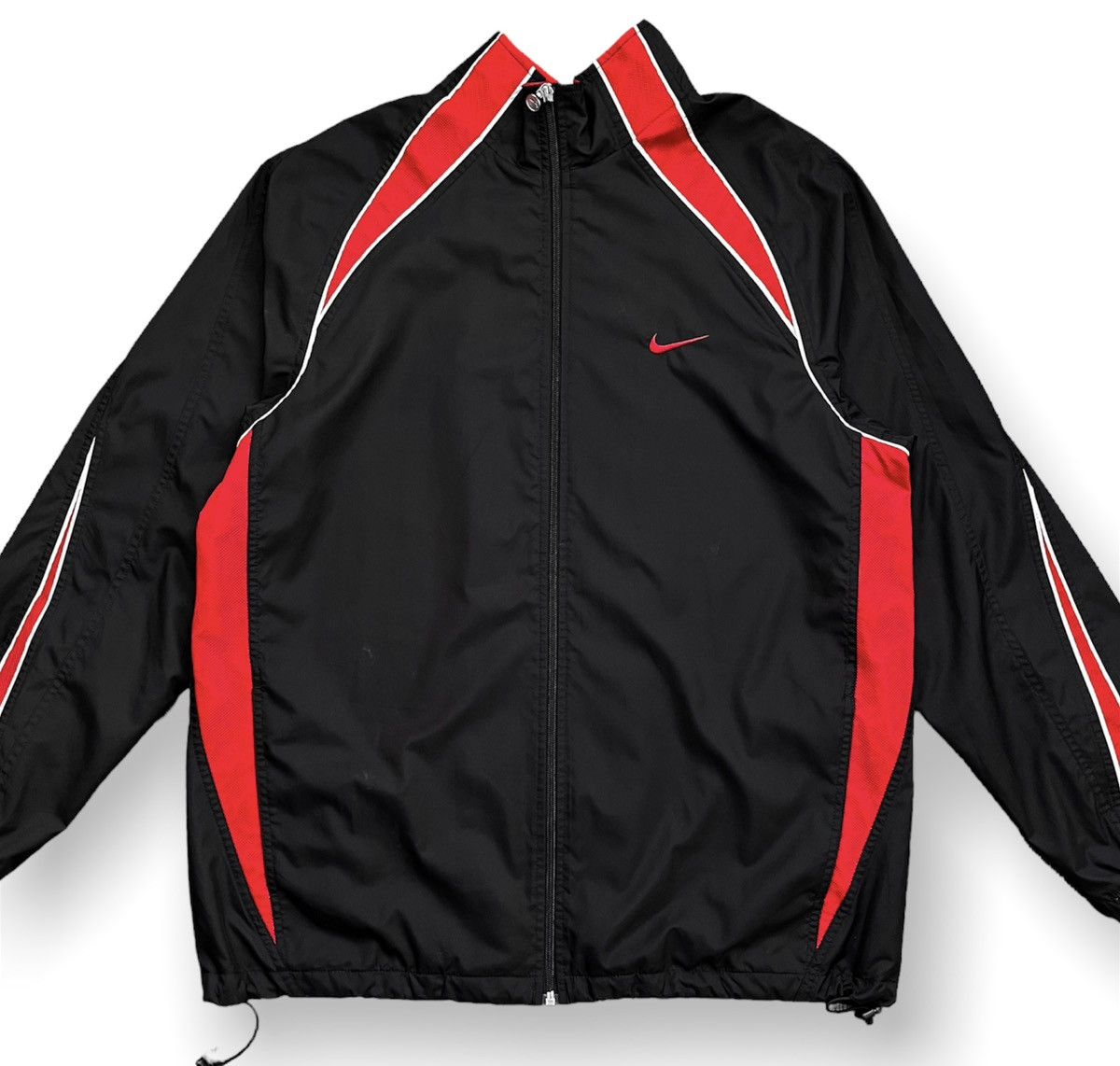 Red black and white nike windbreaker online