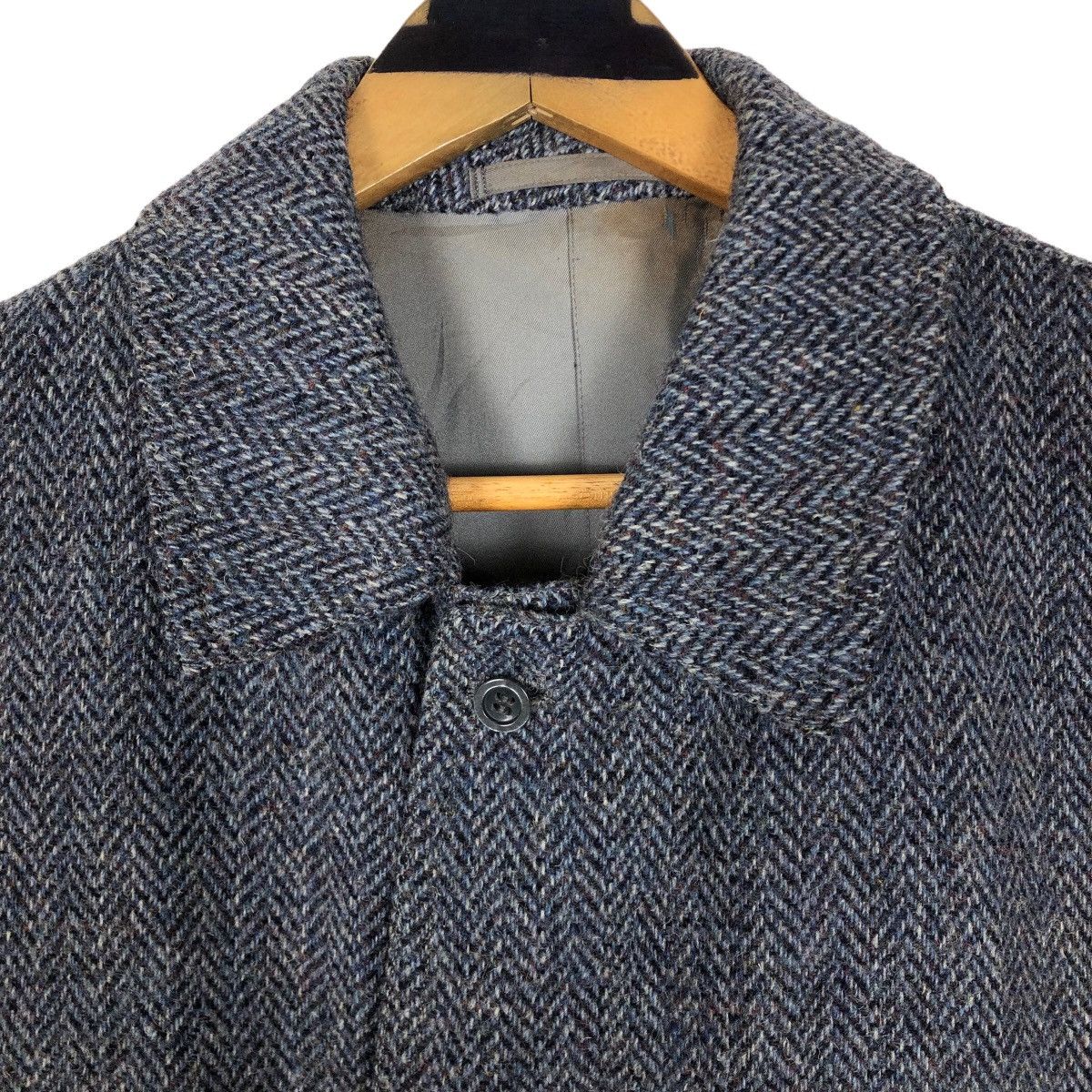 Harris Tweed Vintage 90s Harris Tweed X Mitama Japan Wool Tweed Car Coat Size US L / EU 52-54 / 3 - 5 Thumbnail