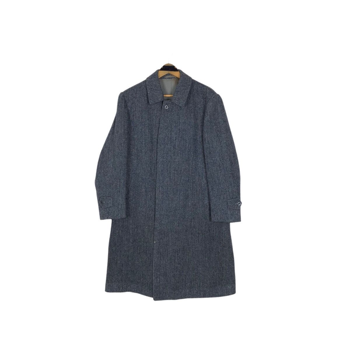 Harris Tweed Vintage 90s Harris Tweed X Mitama Japan Wool Tweed Car Coat Size US L / EU 52-54 / 3 - 2 Thumbnail
