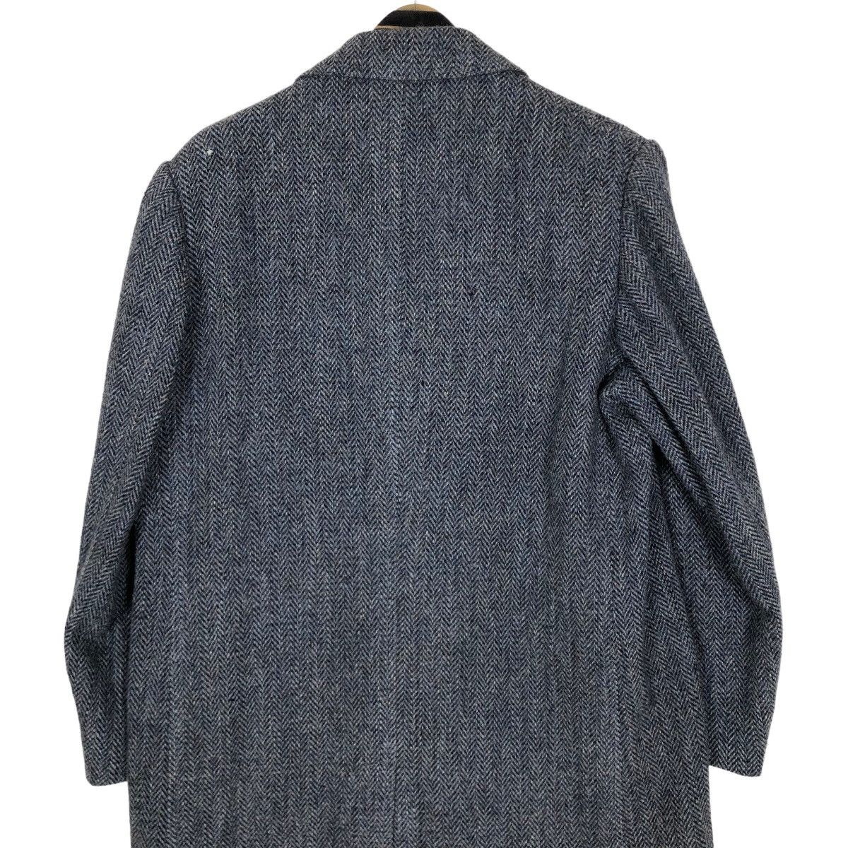 Harris Tweed Vintage 90s Harris Tweed X Mitama Japan Wool Tweed Car Coat Size US L / EU 52-54 / 3 - 14 Thumbnail