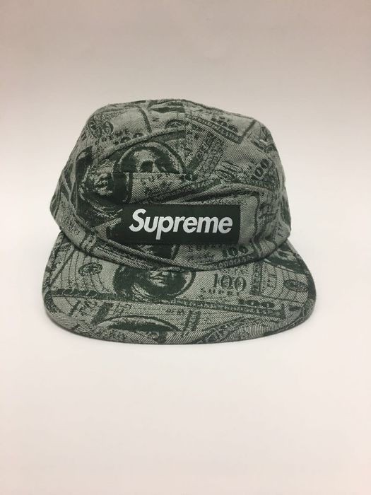 Supreme 100 Dollar Bill Camp Hat Grailed