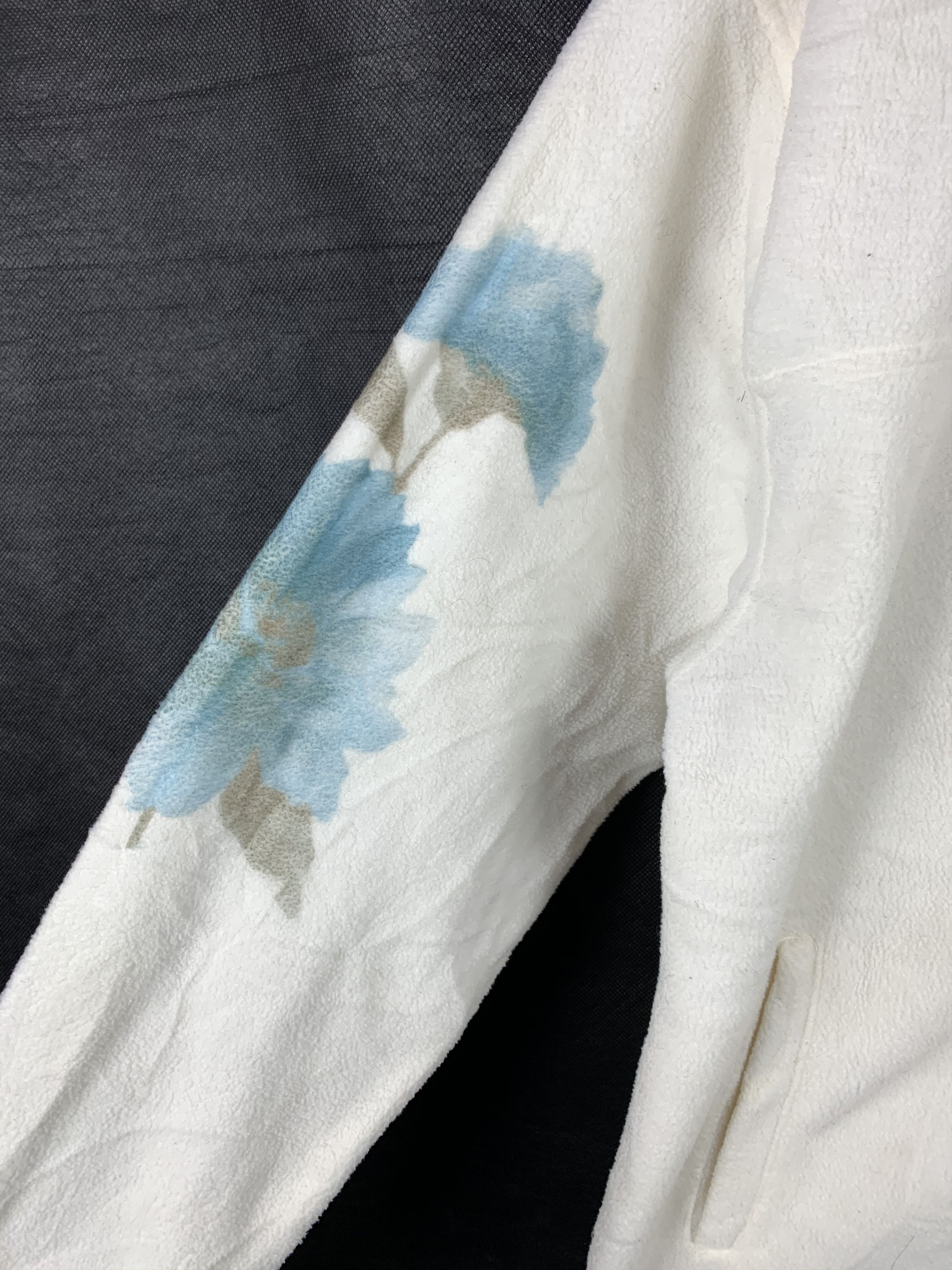 Japanese Brand Steals! Vintage Style Flower Printed Fleece Jacket Size US M / EU 48-50 / 2 - 6 Thumbnail