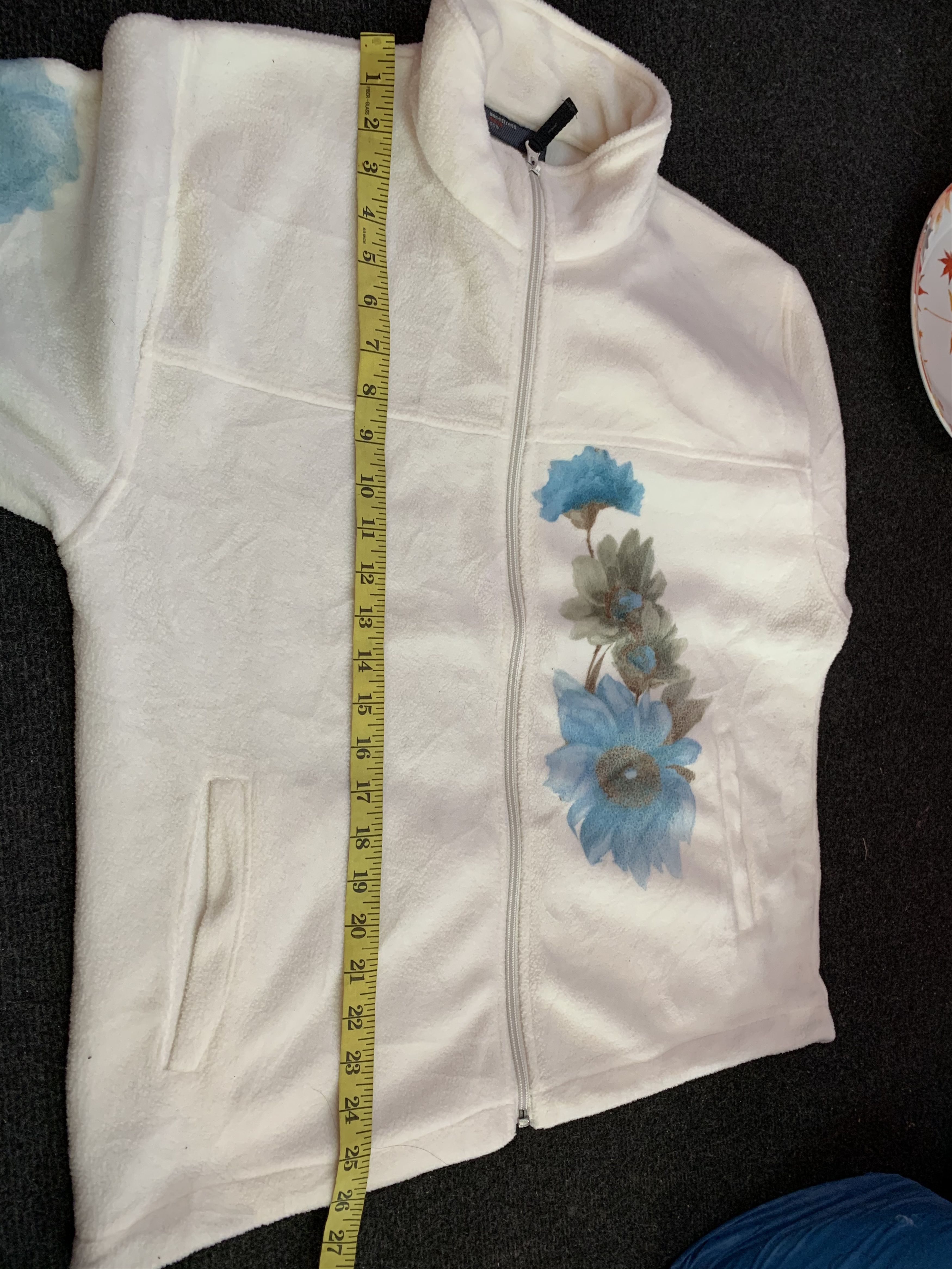 Japanese Brand Steals! Vintage Style Flower Printed Fleece Jacket Size US M / EU 48-50 / 2 - 11 Thumbnail