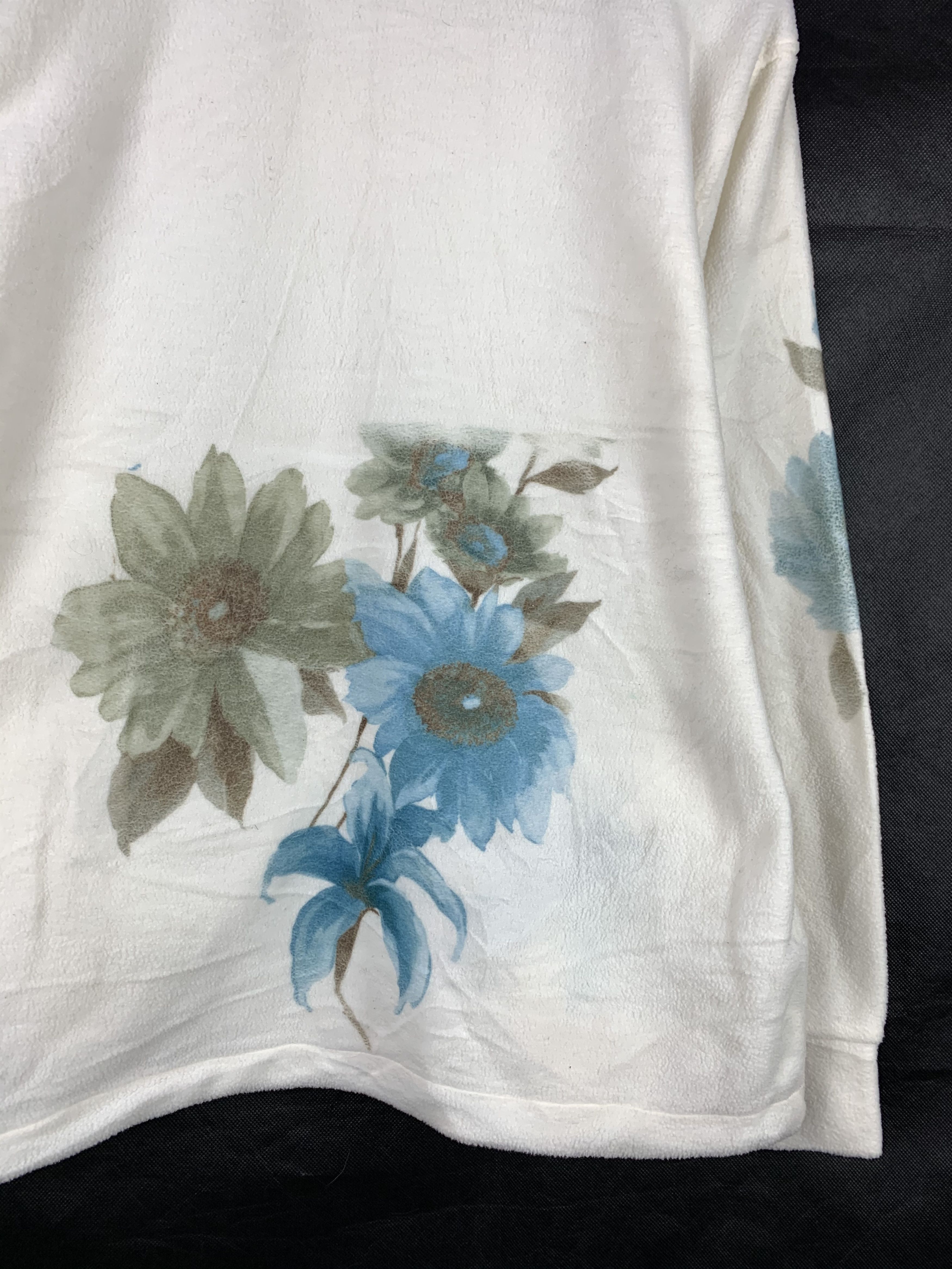 Japanese Brand Steals! Vintage Style Flower Printed Fleece Jacket Size US M / EU 48-50 / 2 - 5 Thumbnail