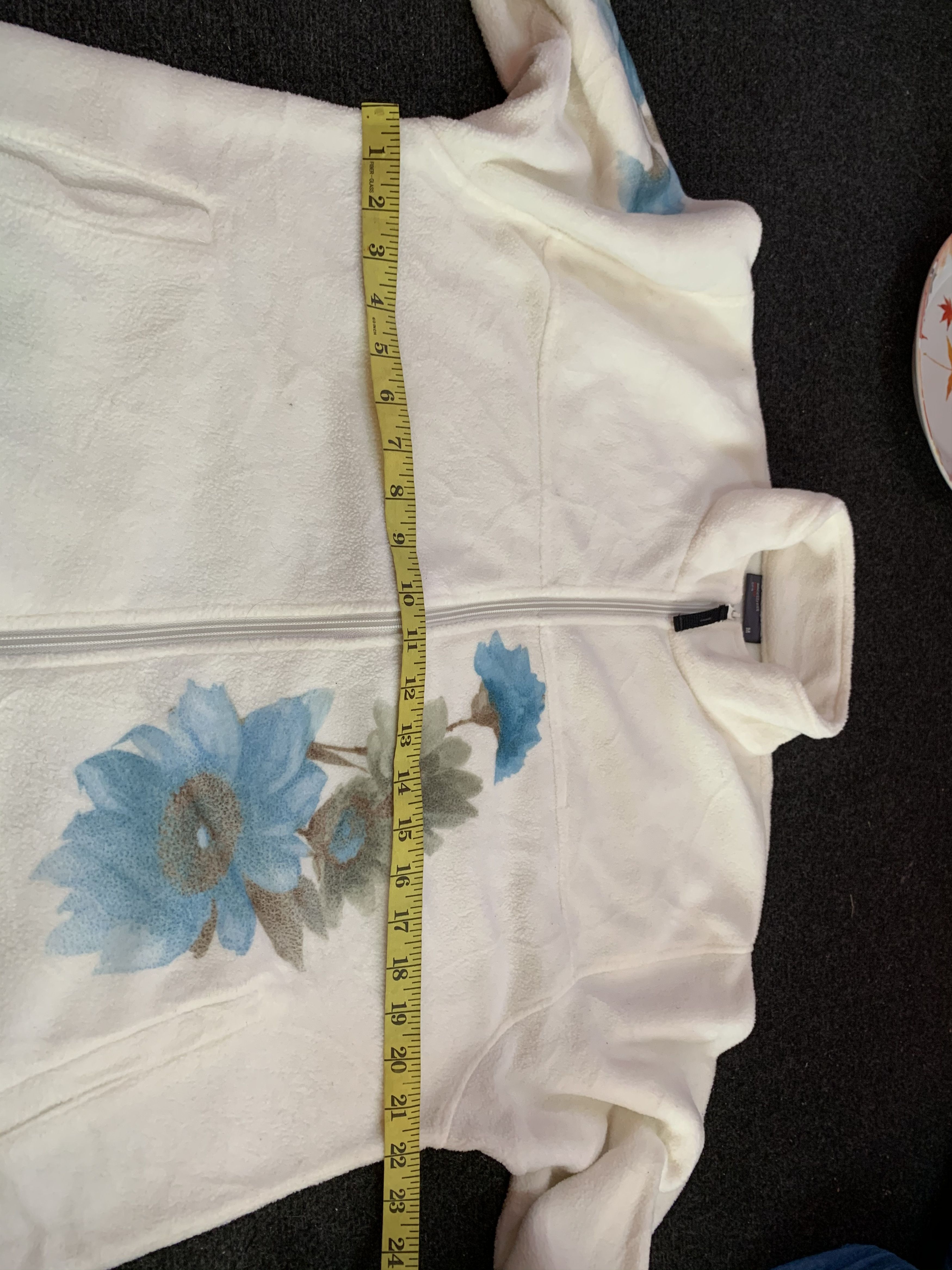 Japanese Brand Steals! Vintage Style Flower Printed Fleece Jacket Size US M / EU 48-50 / 2 - 10 Thumbnail