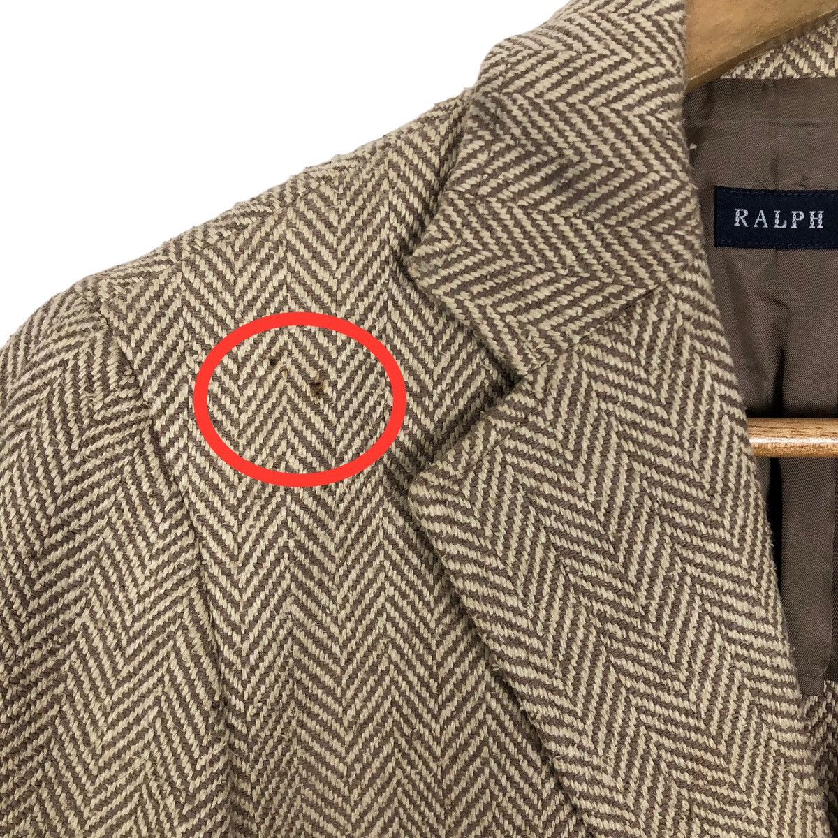 Ralph Lauren Vintage Ralph Lauren Wool Tweed Coat Single Breasted Size S / US 4 / IT 40 - 6 Thumbnail