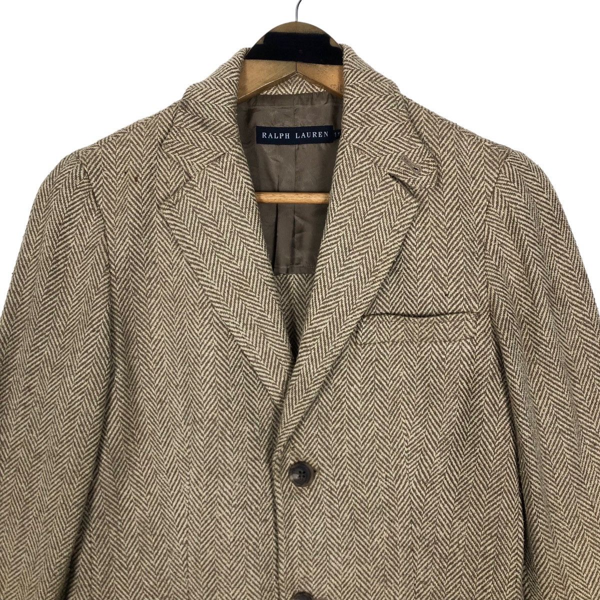 Ralph Lauren Vintage Ralph Lauren Wool Tweed Coat Single Breasted Size S / US 4 / IT 40 - 5 Thumbnail