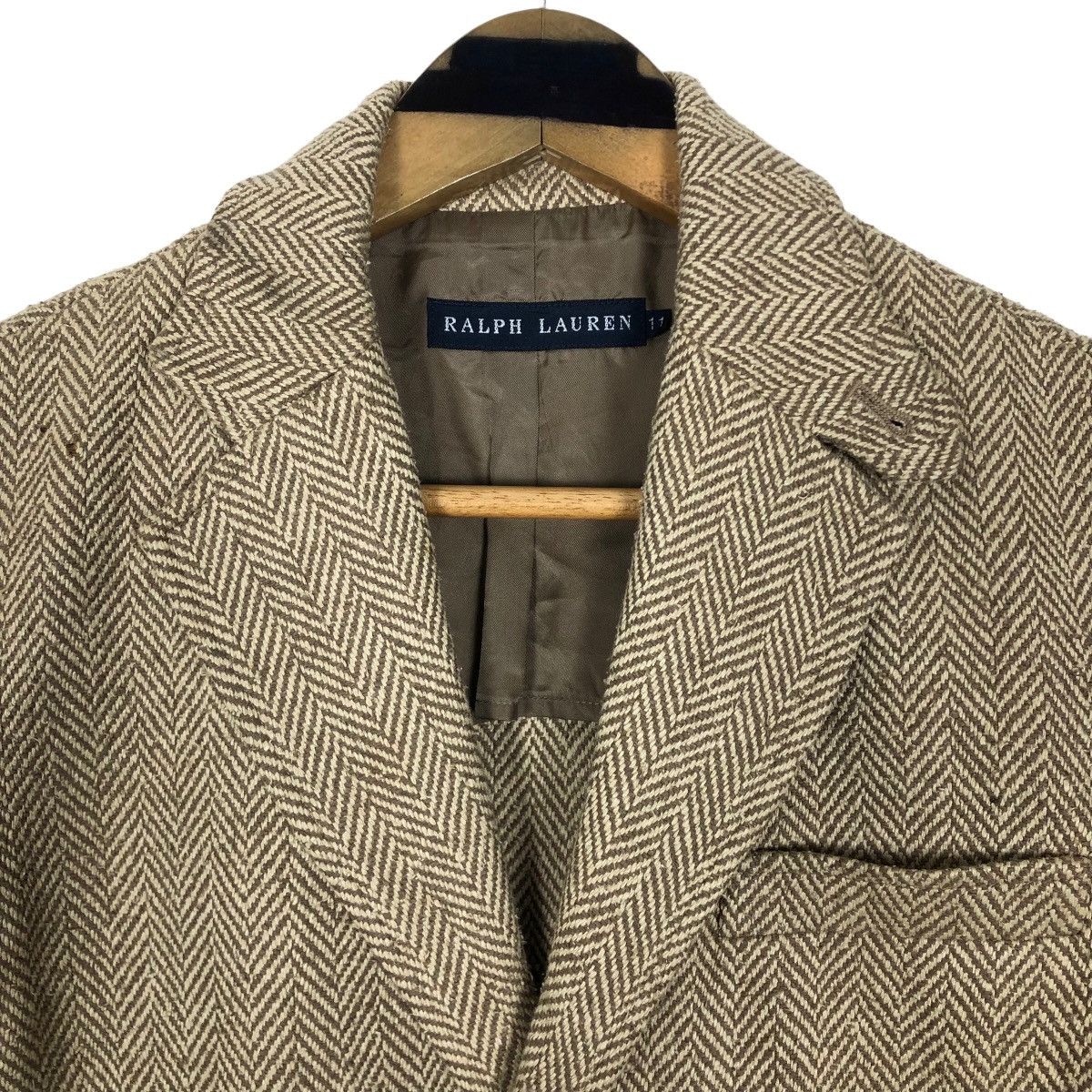 Ralph Lauren Vintage Ralph Lauren Wool Tweed Coat Single Breasted Size S / US 4 / IT 40 - 10 Thumbnail