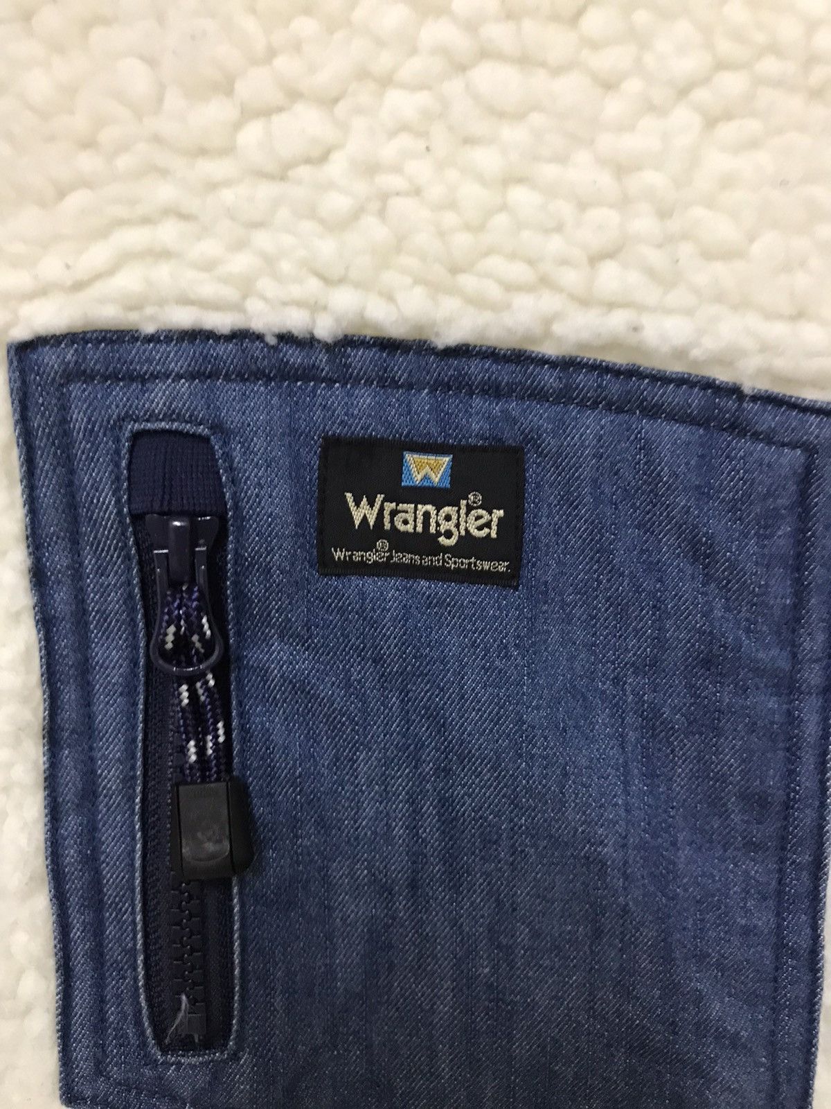 Vintage × Wrangler Vintage Wrangler Fleece Zipper Jacket Size US L / EU 52-54 / 3 - 8 Thumbnail