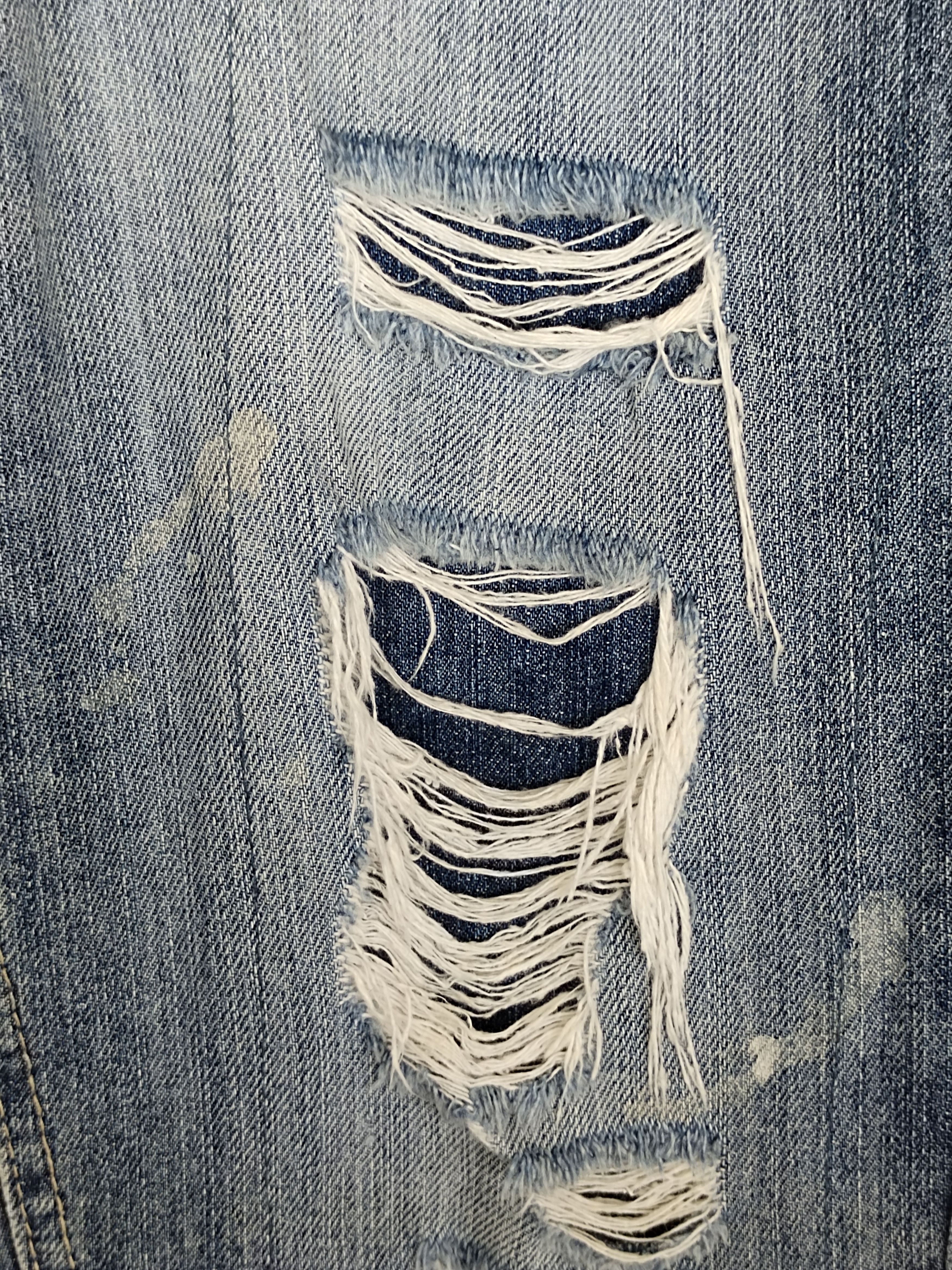 Kapital Japanese Brand 179/WG Distressed Denim Jeans Size US 32 / EU 48 - 3 Thumbnail