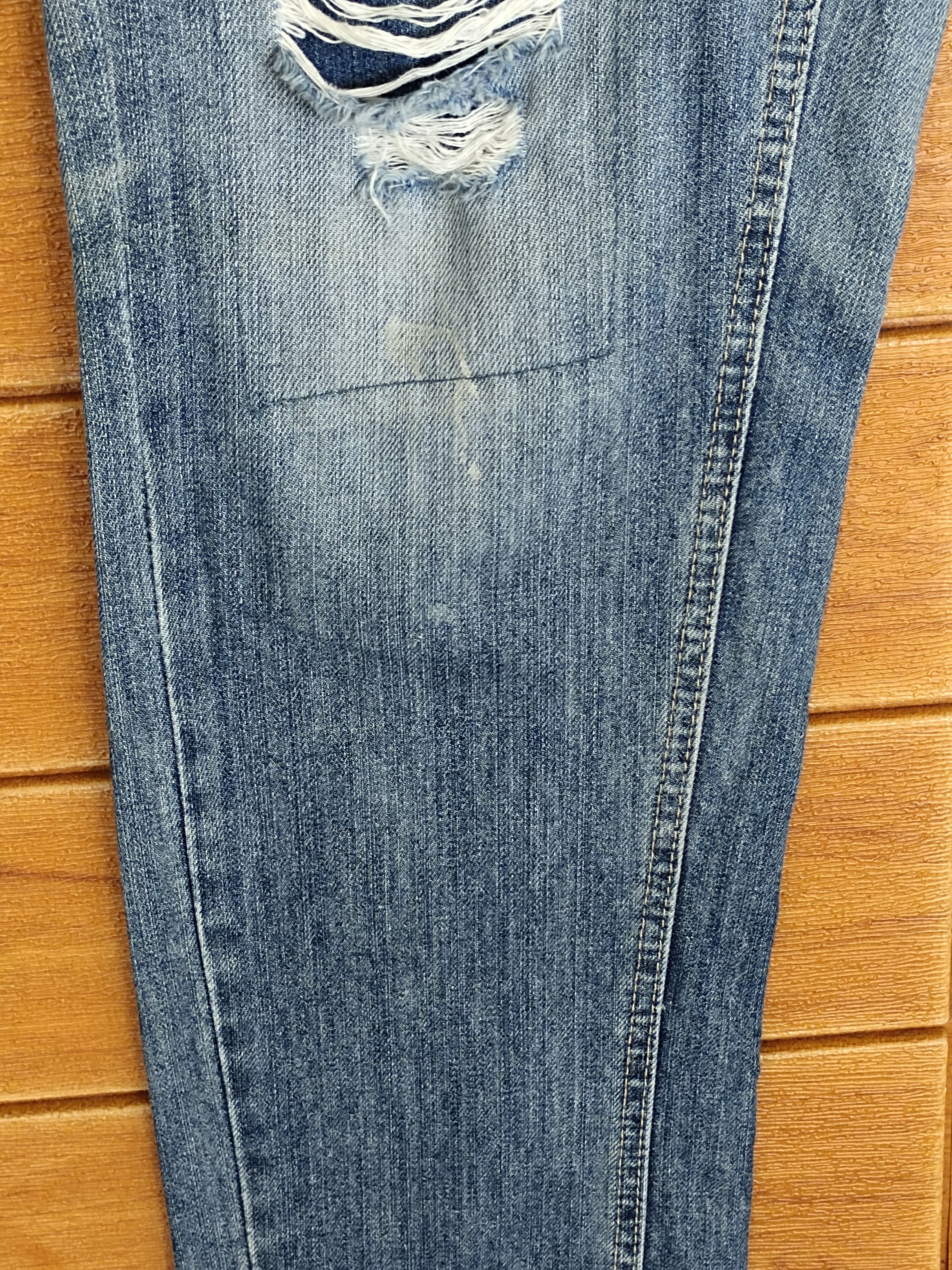 Kapital Japanese Brand 179/WG Distressed Denim Jeans Size US 32 / EU 48 - 6 Thumbnail