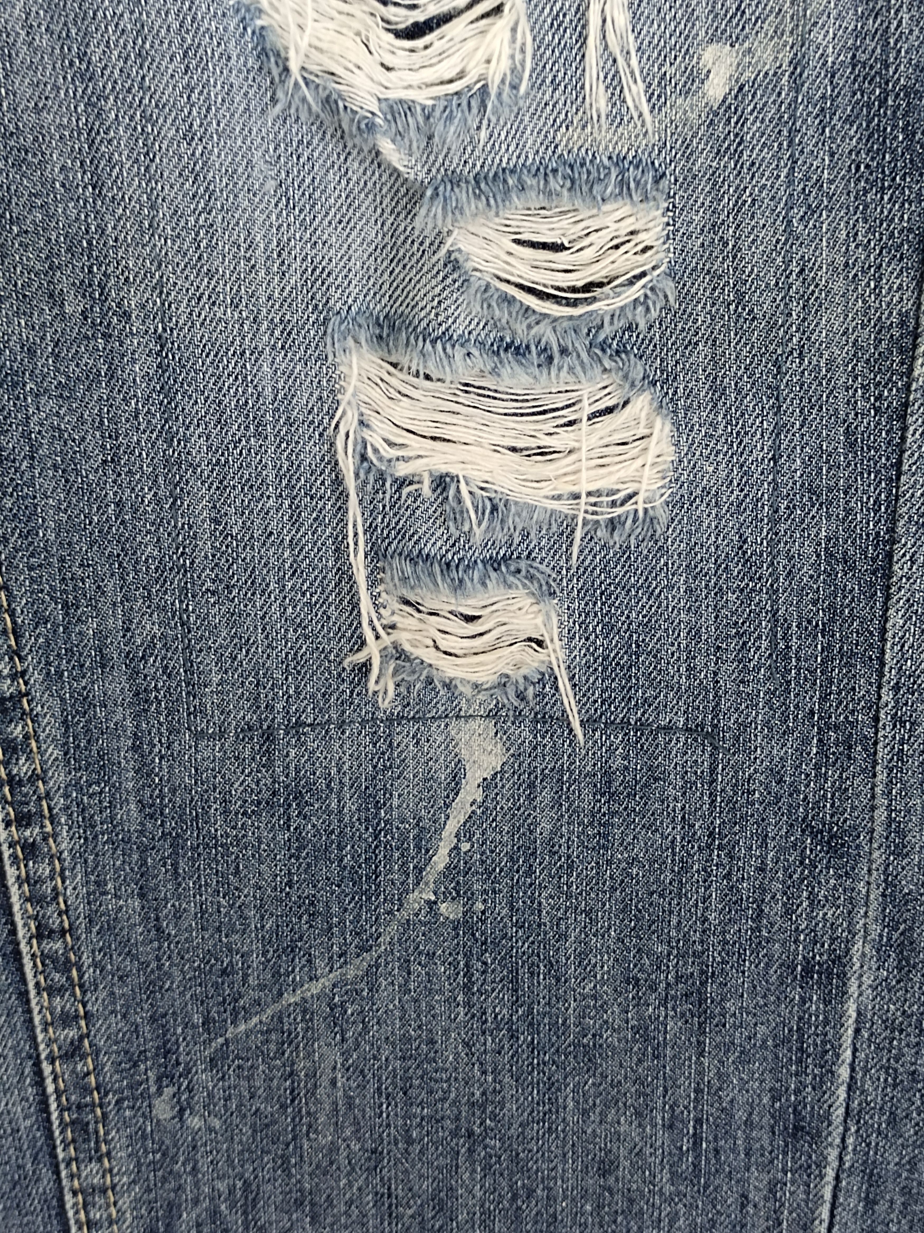 Kapital Japanese Brand 179/WG Distressed Denim Jeans Size US 32 / EU 48 - 4 Thumbnail