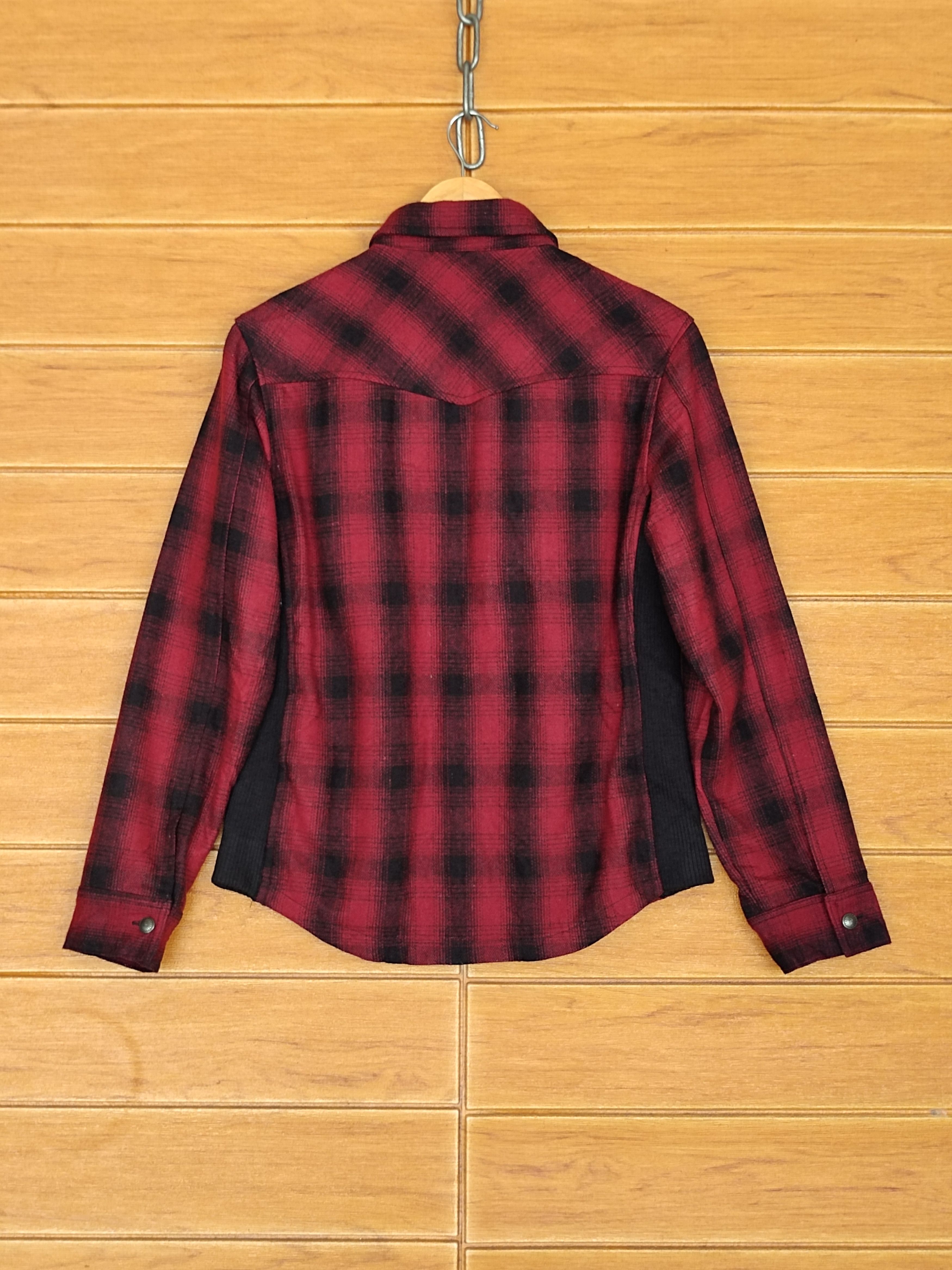 semanticdesign Japanese Brand SEMANTIC DESIGN Plaid Button Flannel Shirt Size US M / EU 48-50 / 2 - 9 Thumbnail