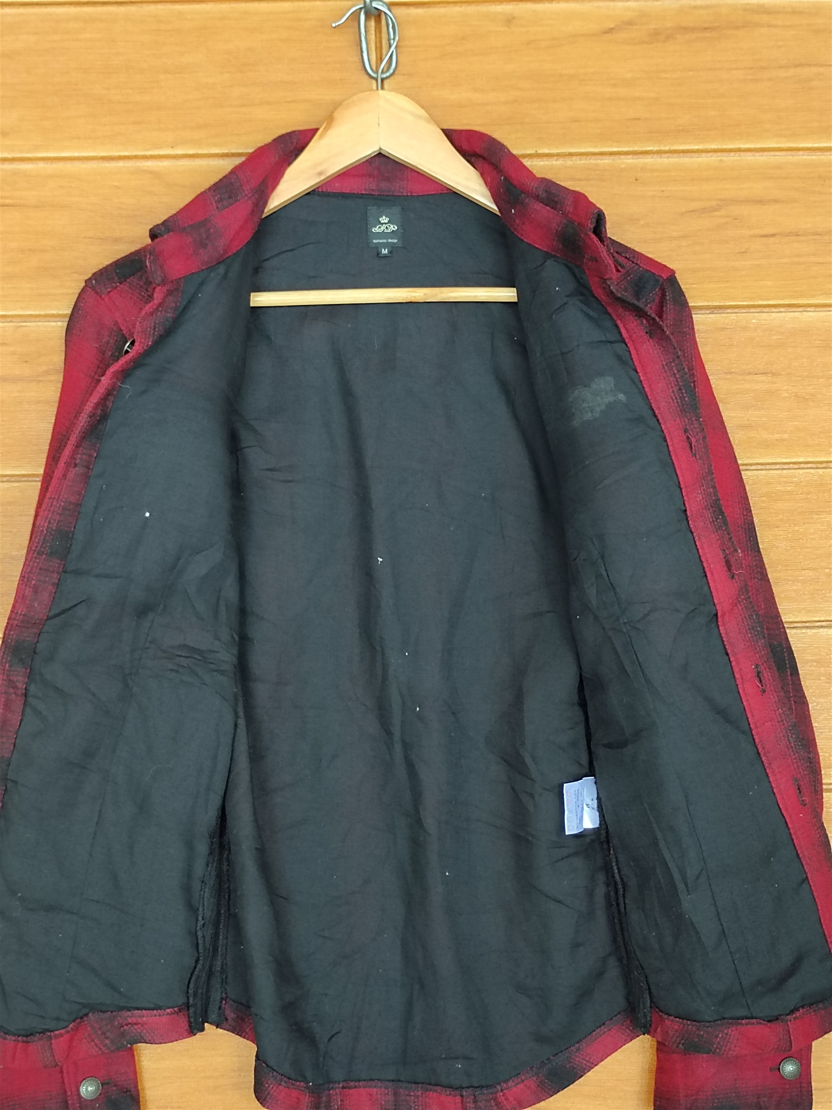 semanticdesign Japanese Brand SEMANTIC DESIGN Plaid Button Flannel Shirt Size US M / EU 48-50 / 2 - 15 Thumbnail