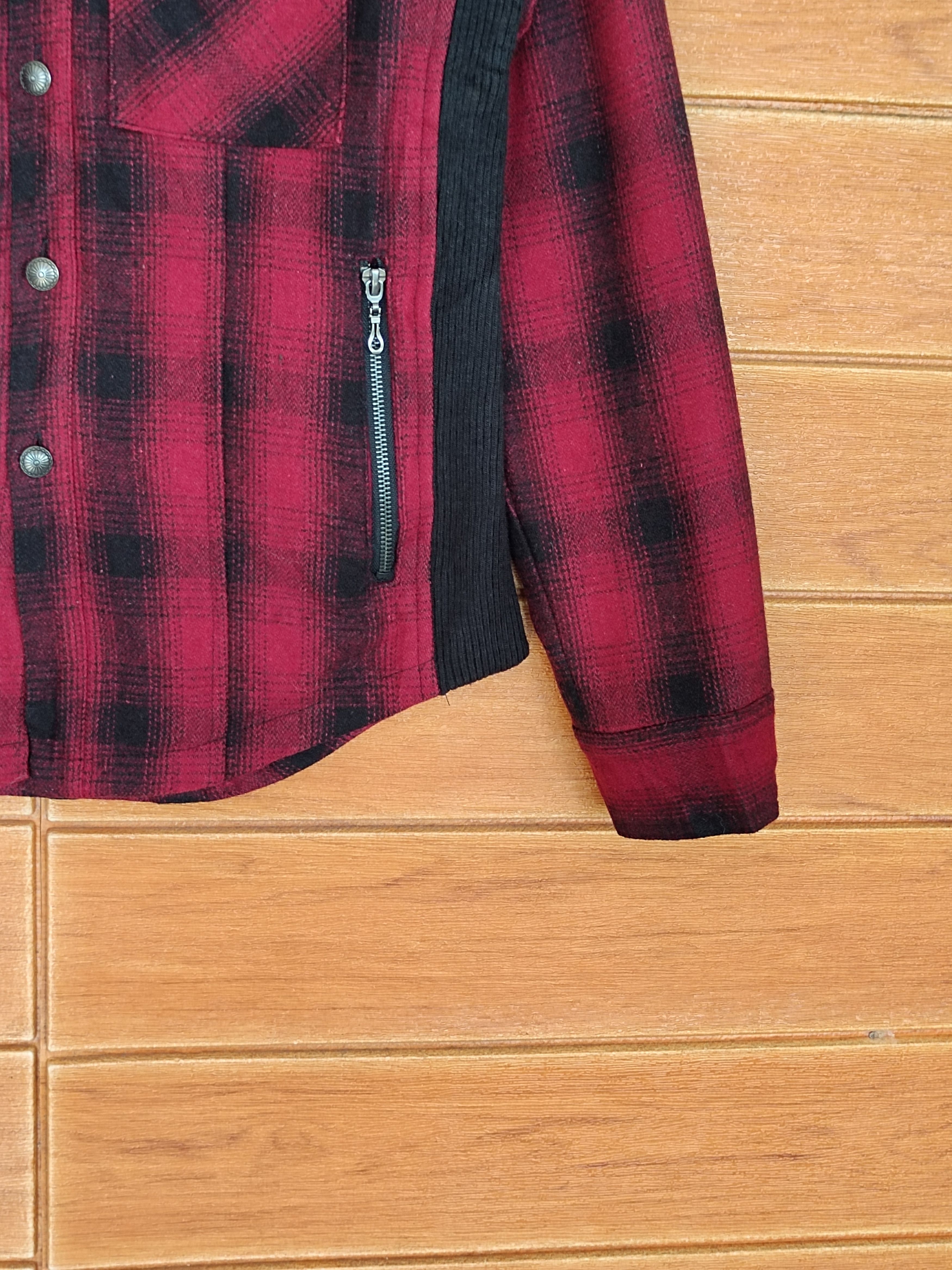 semanticdesign Japanese Brand SEMANTIC DESIGN Plaid Button Flannel Shirt Size US M / EU 48-50 / 2 - 7 Thumbnail