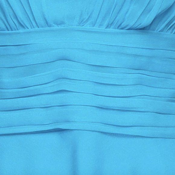 Emilio Pucci Gathered silk and cotton blend chiffon top azure Size M / US 6-8 / IT 42-44 - 2 Thumbnail