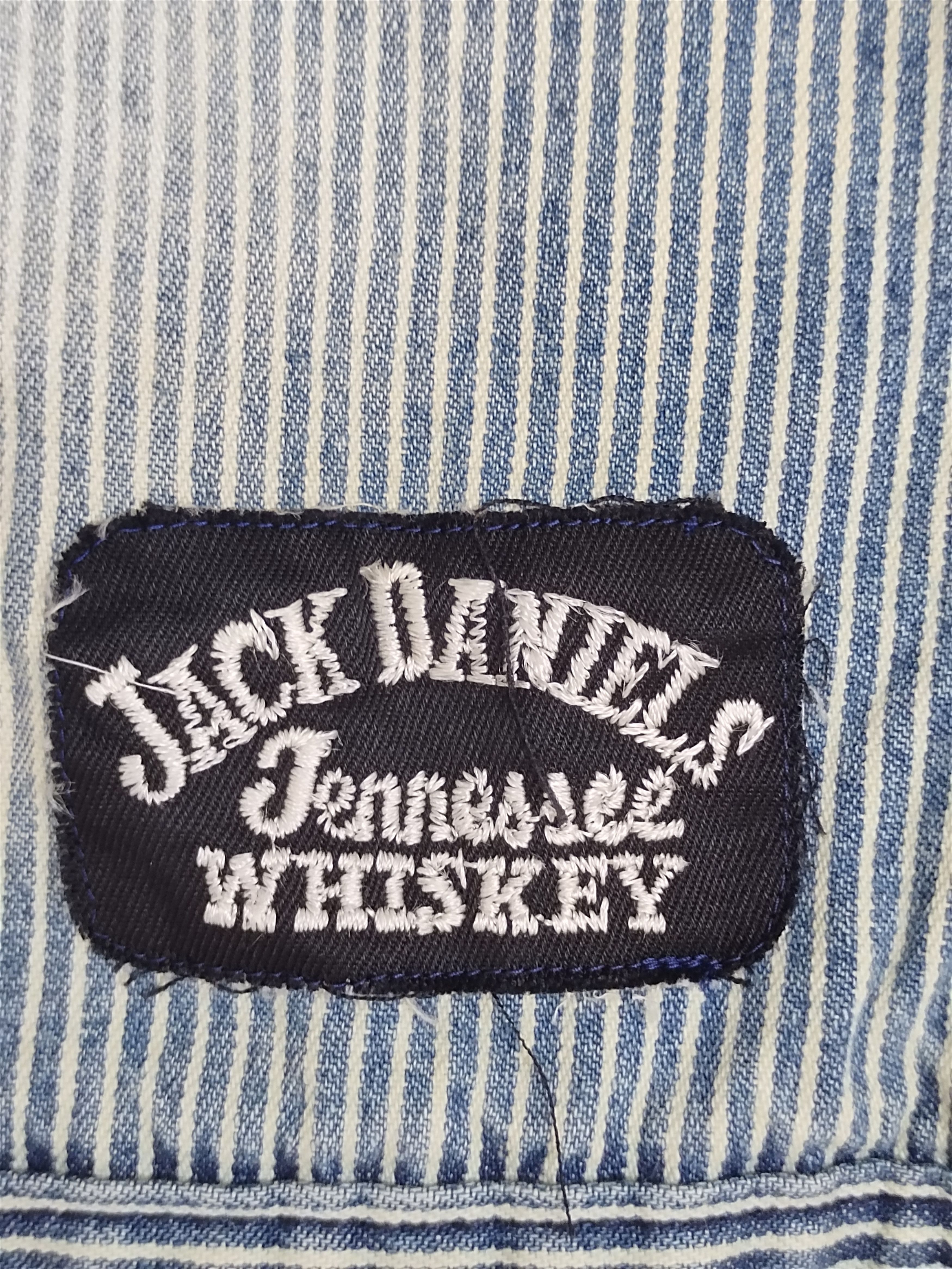 Japanese Brand Browny Vintage Hickory Distressed Denim Jacket Size US M / EU 48-50 / 2 - 14 Thumbnail