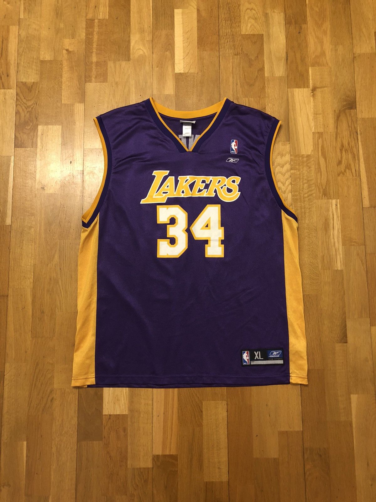 NBA SHAQUILLE O’NEAL LOS ANGELES LAKERS REEBOK NBA JERSEY Size US L / EU 52-54 / 3 - 2 Thumbnail
