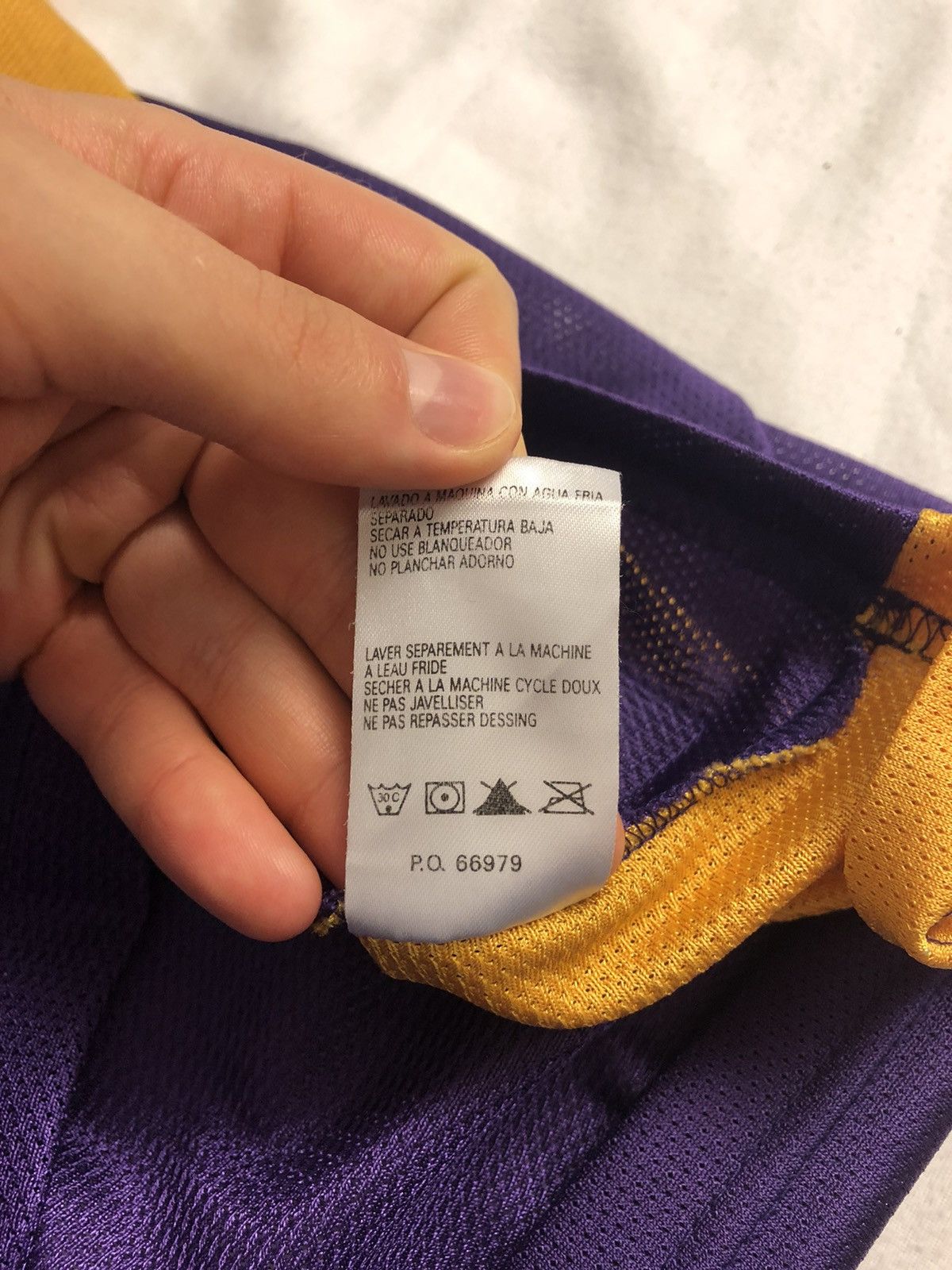 NBA SHAQUILLE O’NEAL LOS ANGELES LAKERS REEBOK NBA JERSEY Size US L / EU 52-54 / 3 - 9 Thumbnail