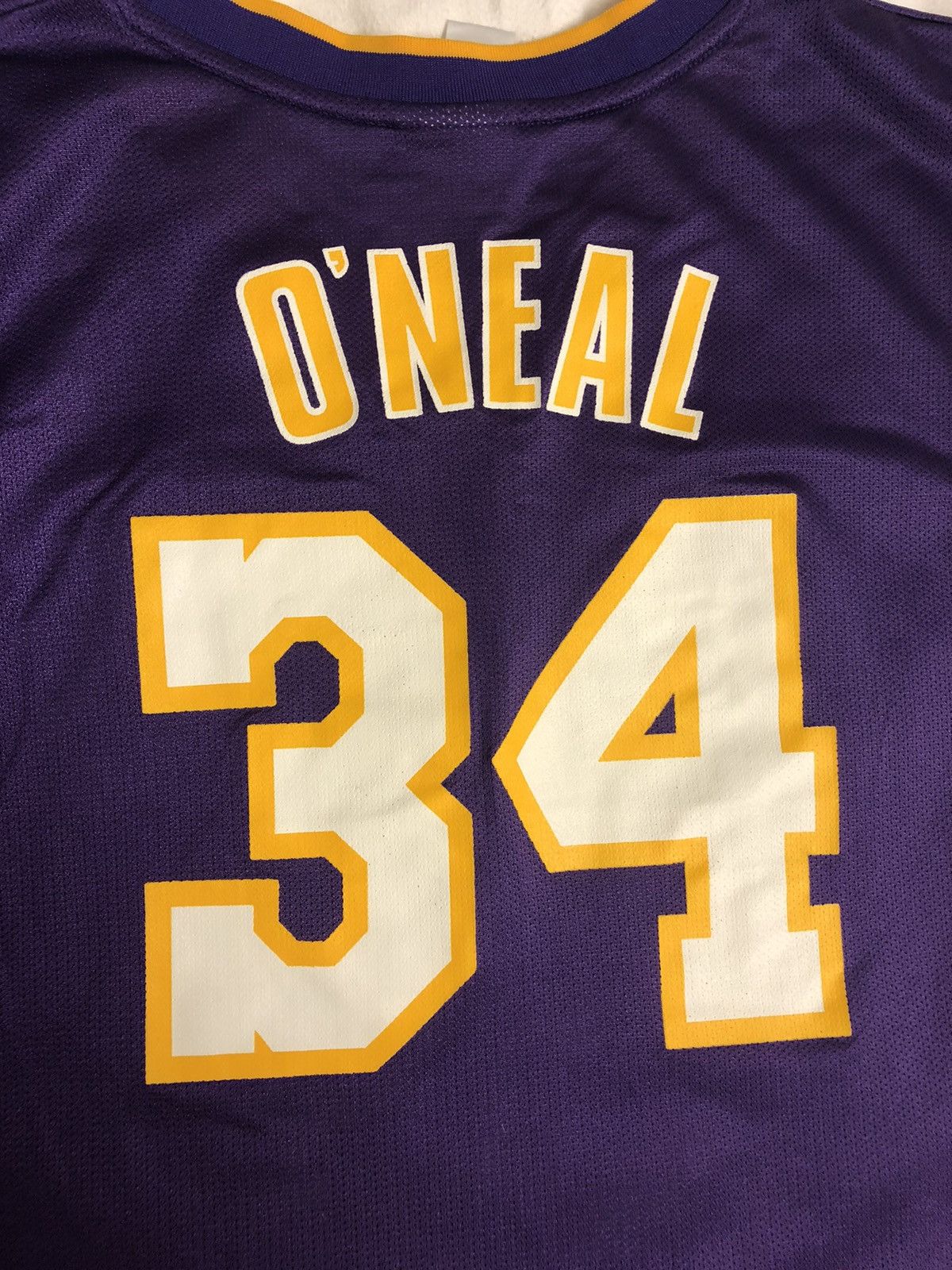 NBA SHAQUILLE O’NEAL LOS ANGELES LAKERS REEBOK NBA JERSEY Size US L / EU 52-54 / 3 - 3 Thumbnail