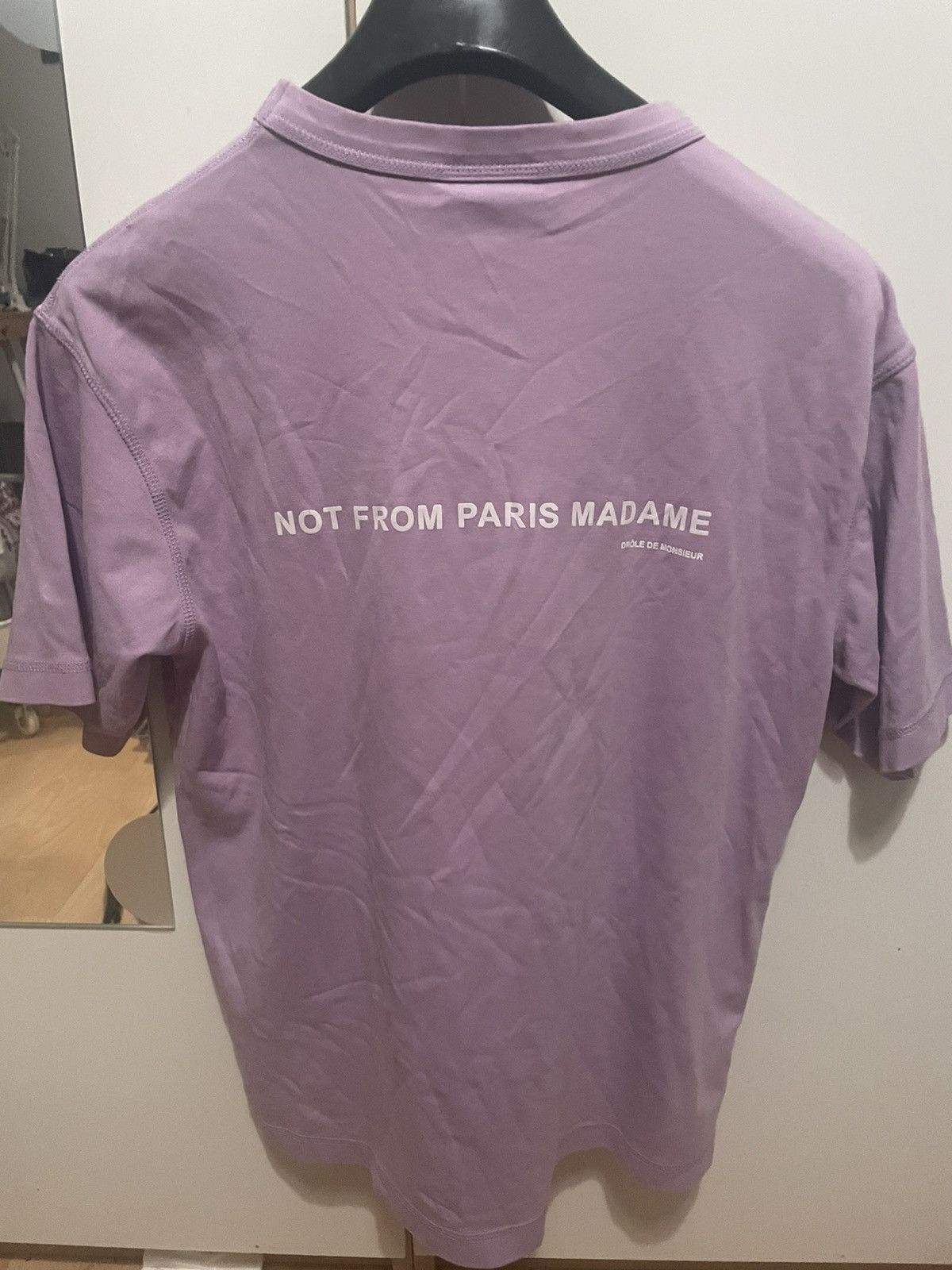 Drole De Monsieur Not from Paris T-Shirt purple Size US M / EU 48-50 / 2 - 2 Thumbnail