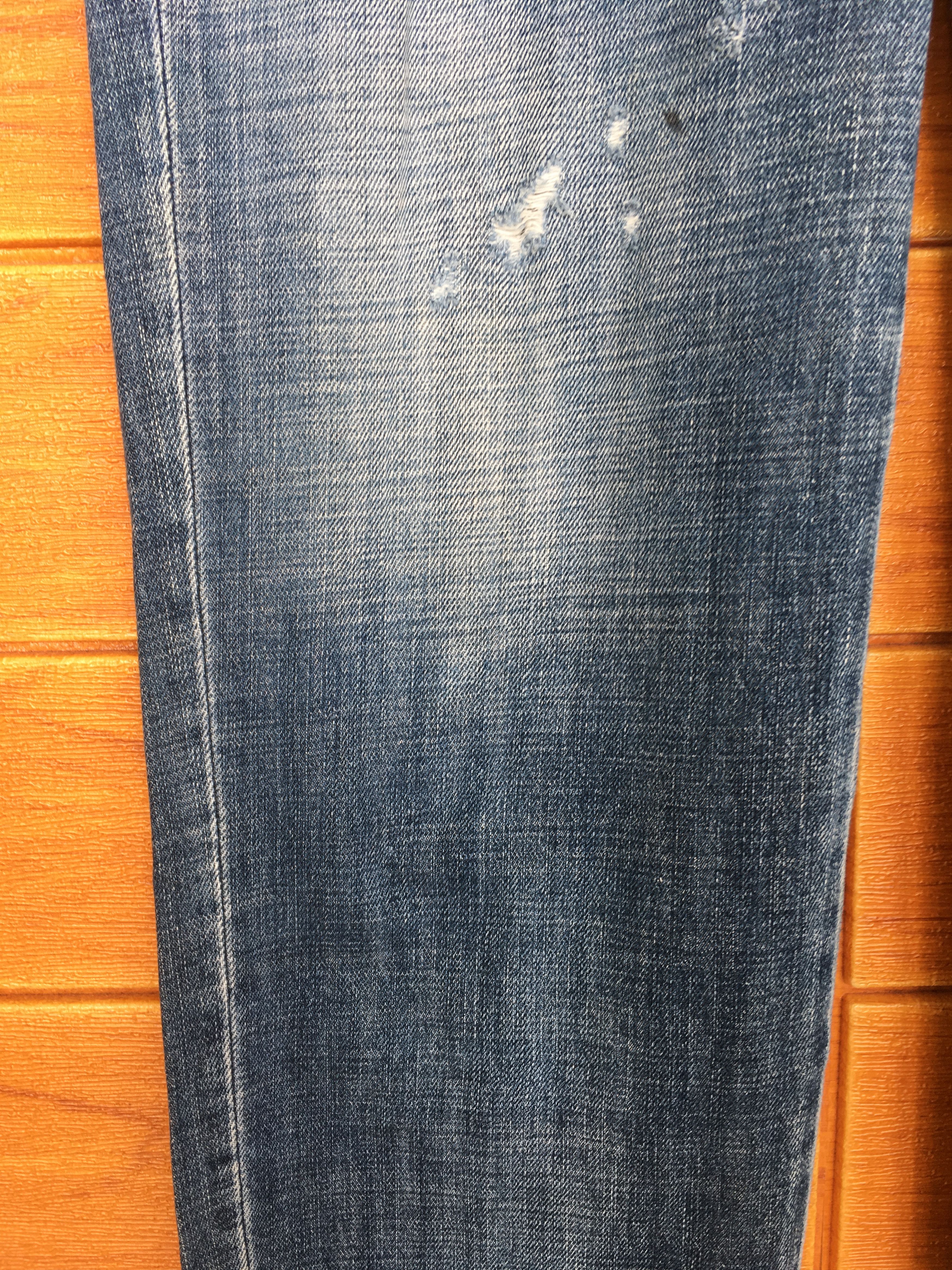 Number (N)ine × Undercover Cepo Distressed Denim Jeans Size US 31 - 7 Thumbnail