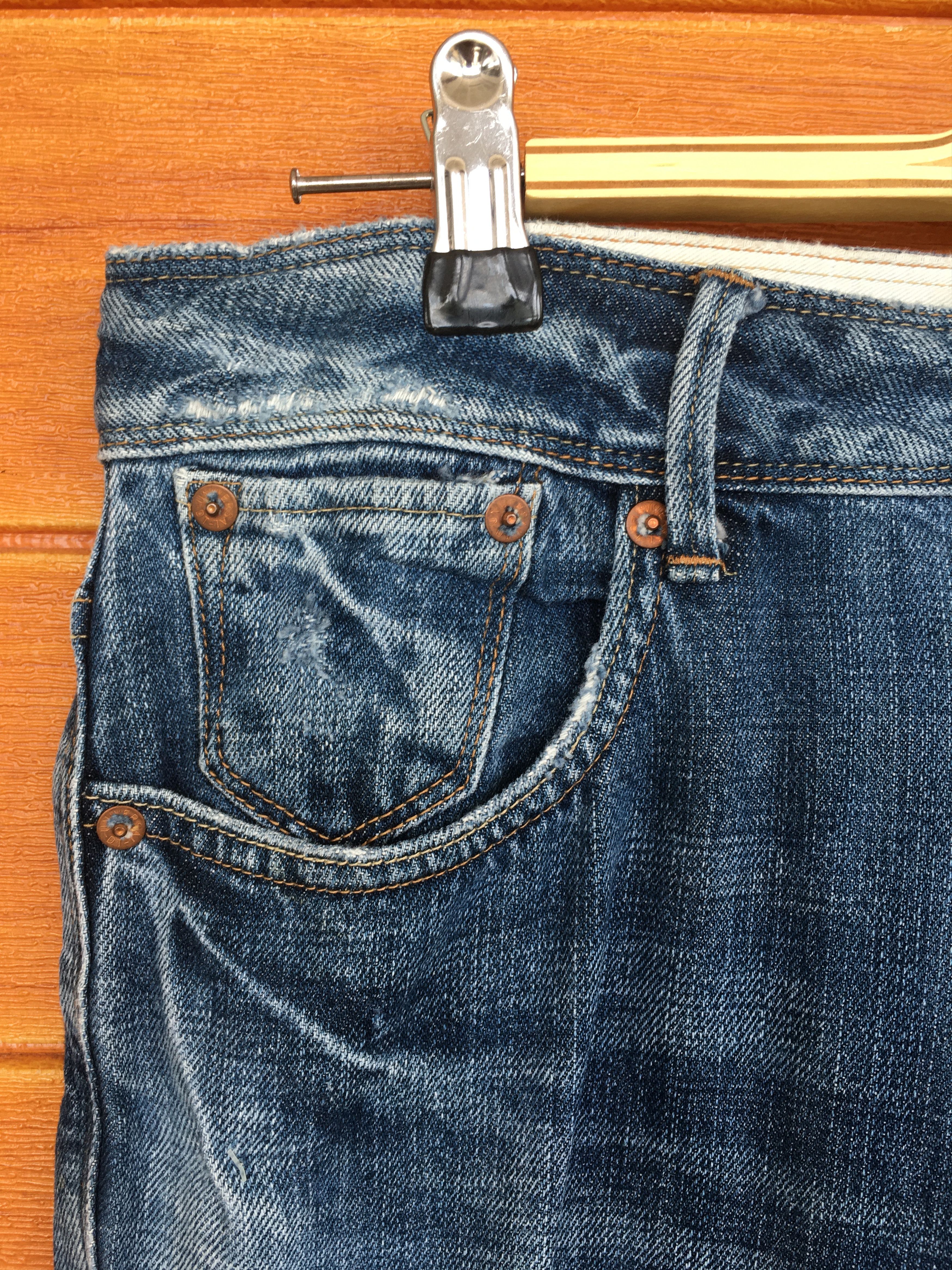Number (N)ine × Undercover Cepo Distressed Denim Jeans Size US 31 - 3 Thumbnail