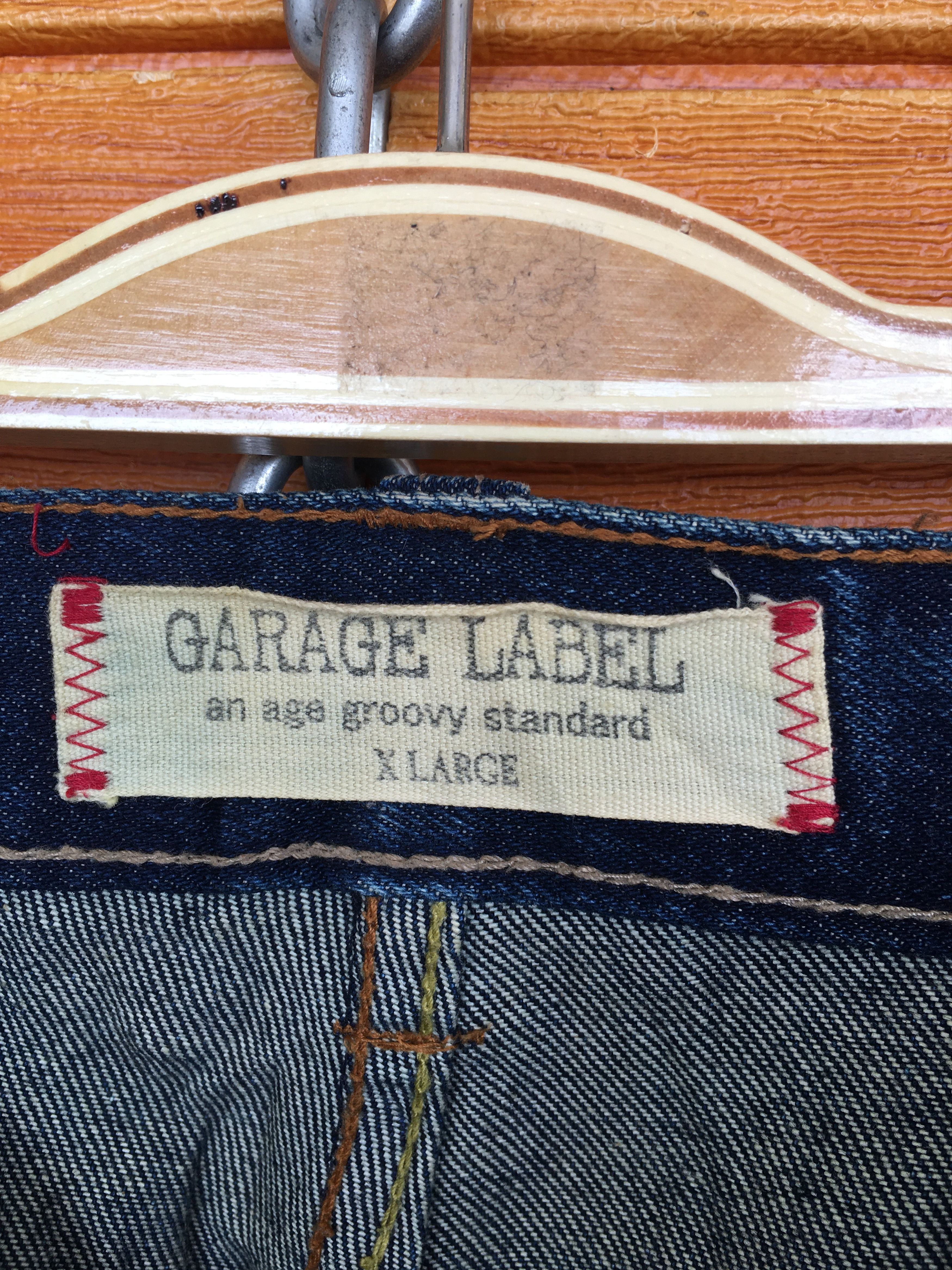 Japanese Brand Garage Label Distressed Denim Jeans Size US 35 - 23 Thumbnail