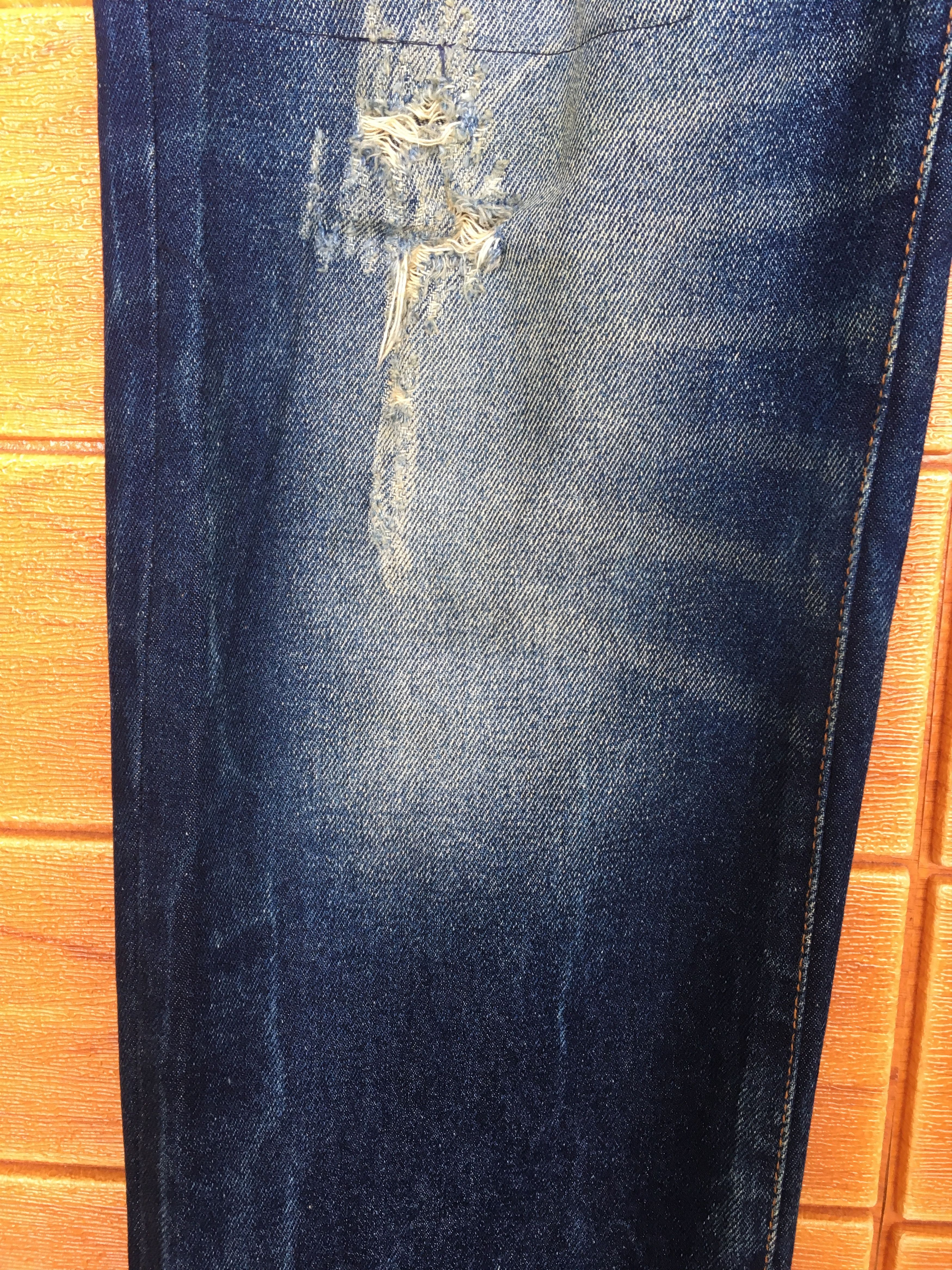 Japanese Brand Garage Label Distressed Denim Jeans Size US 35 - 9 Thumbnail